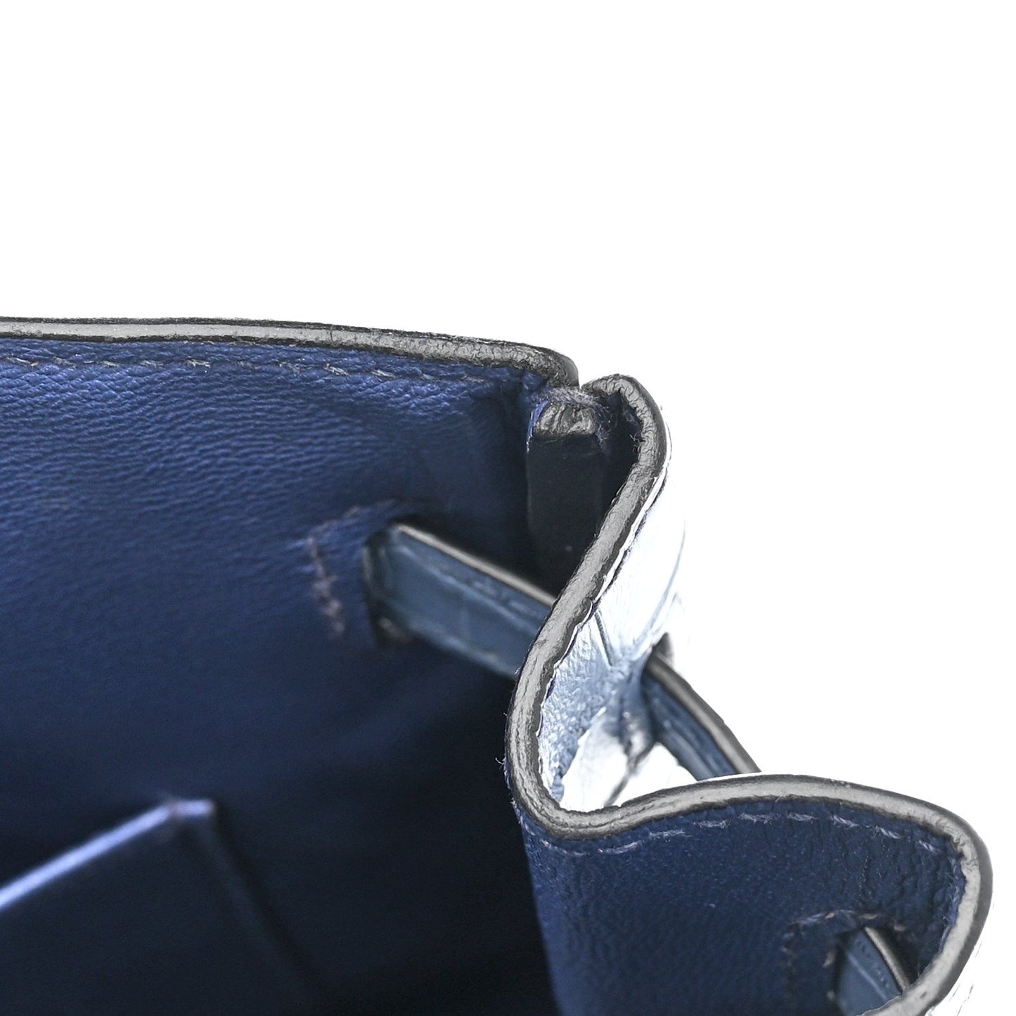 Matte Porosus Crocodile Birkin 30 Bleu Brighton