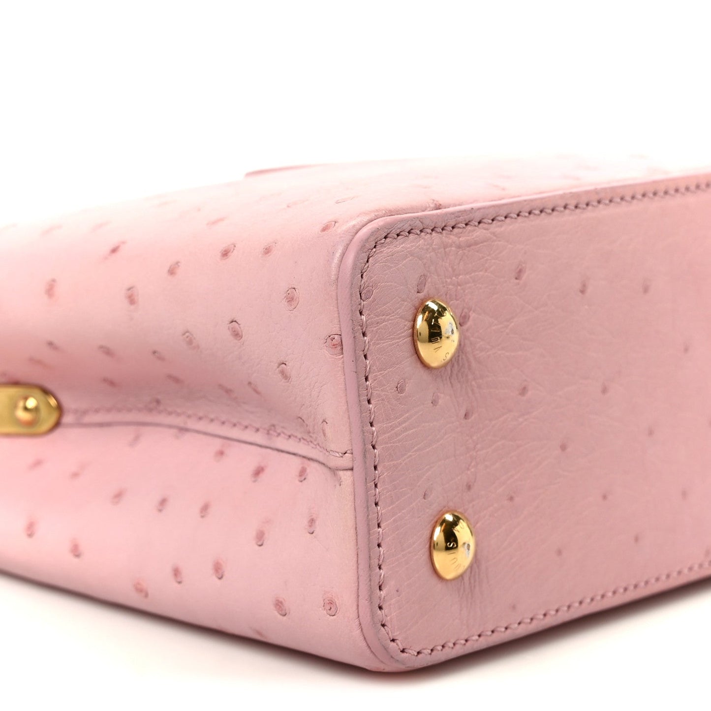 Ostrich Capucines Mini Pink