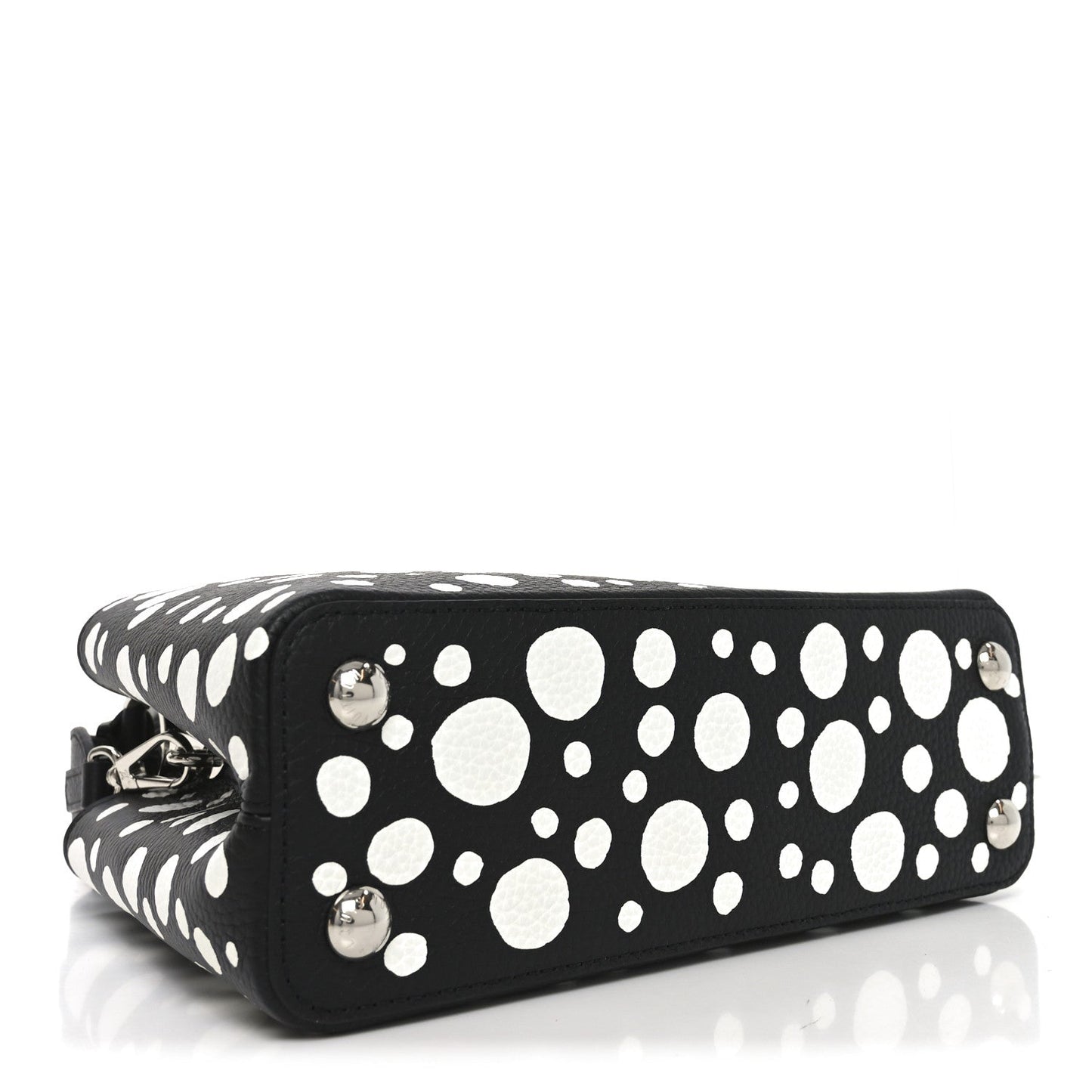 LV X YK Taurillon Capucines BB Black White