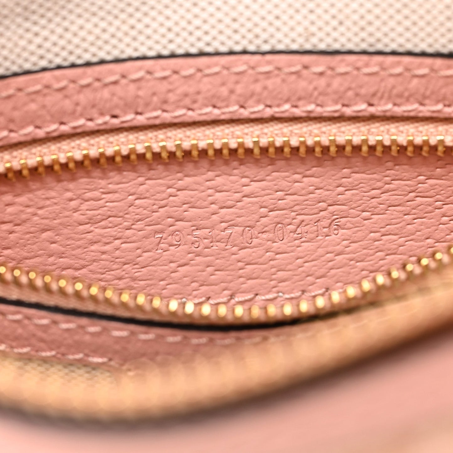 GG Supreme Monogram Textured Calfskin Web Super Mini Ophidia Shoulder Bag Pink