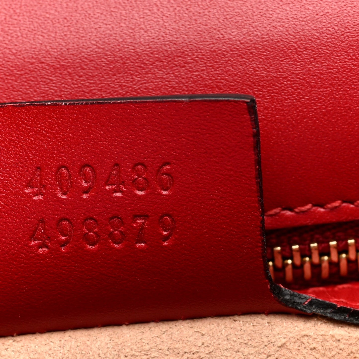 Guccissima Medium Padlock Shoulder Bag Hibiscus Red