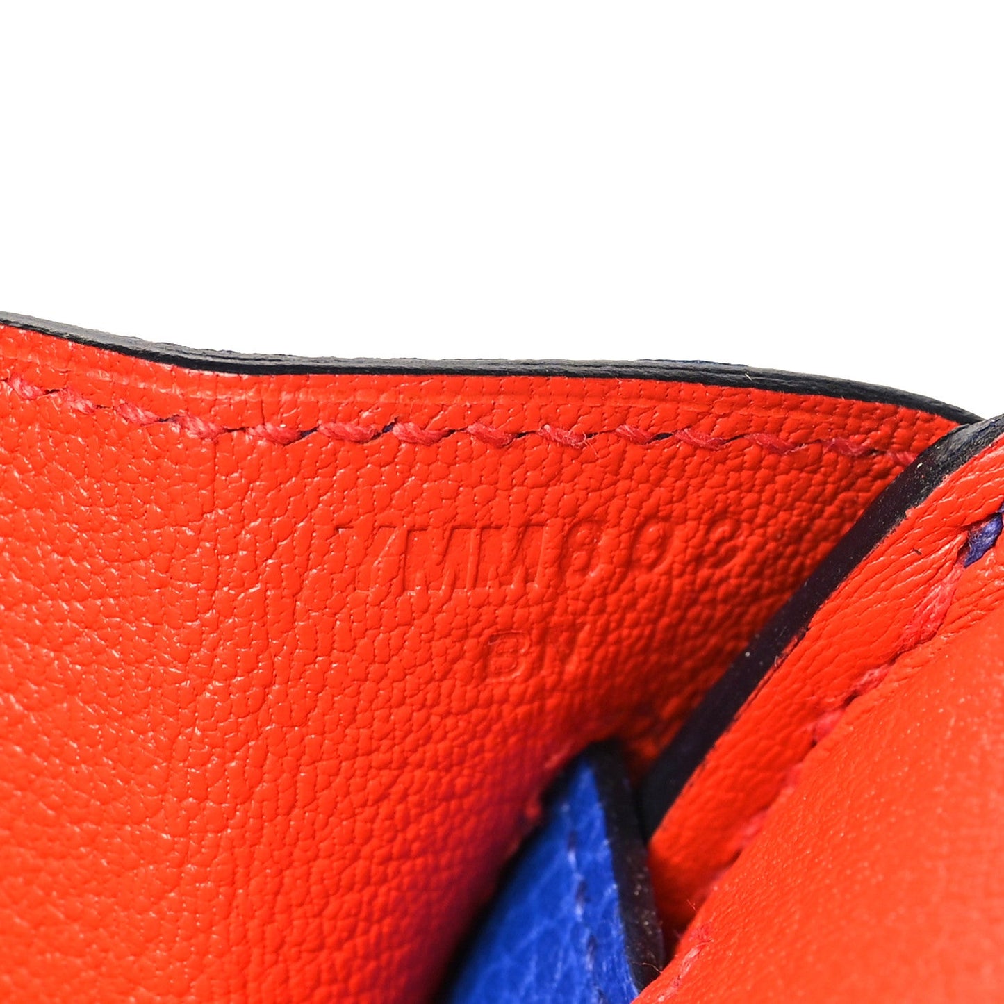 Togo Verso Birkin 25 Bleu Royal Capucine