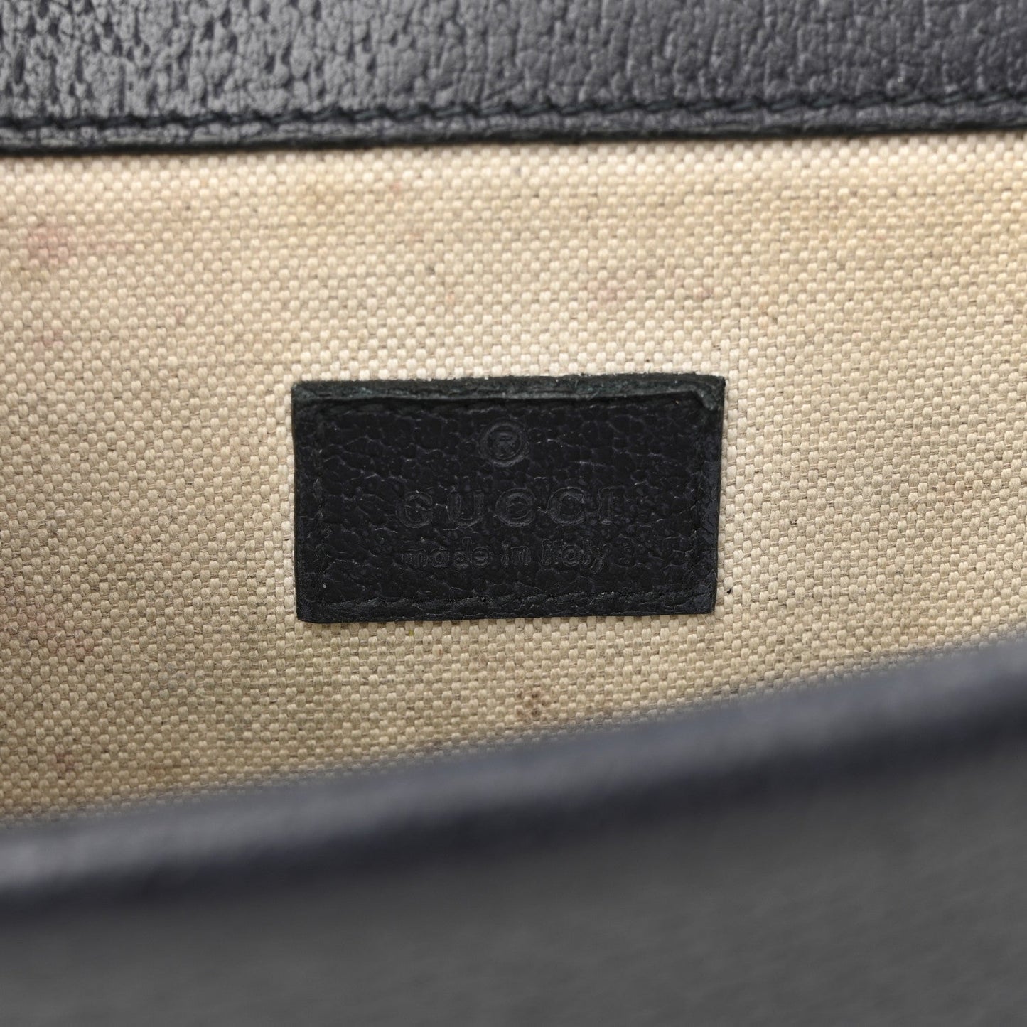 GG Supreme Monogram Textured Dollar Calfskin Small Rectangular Dionysus Shoulder Bag Beige Blue