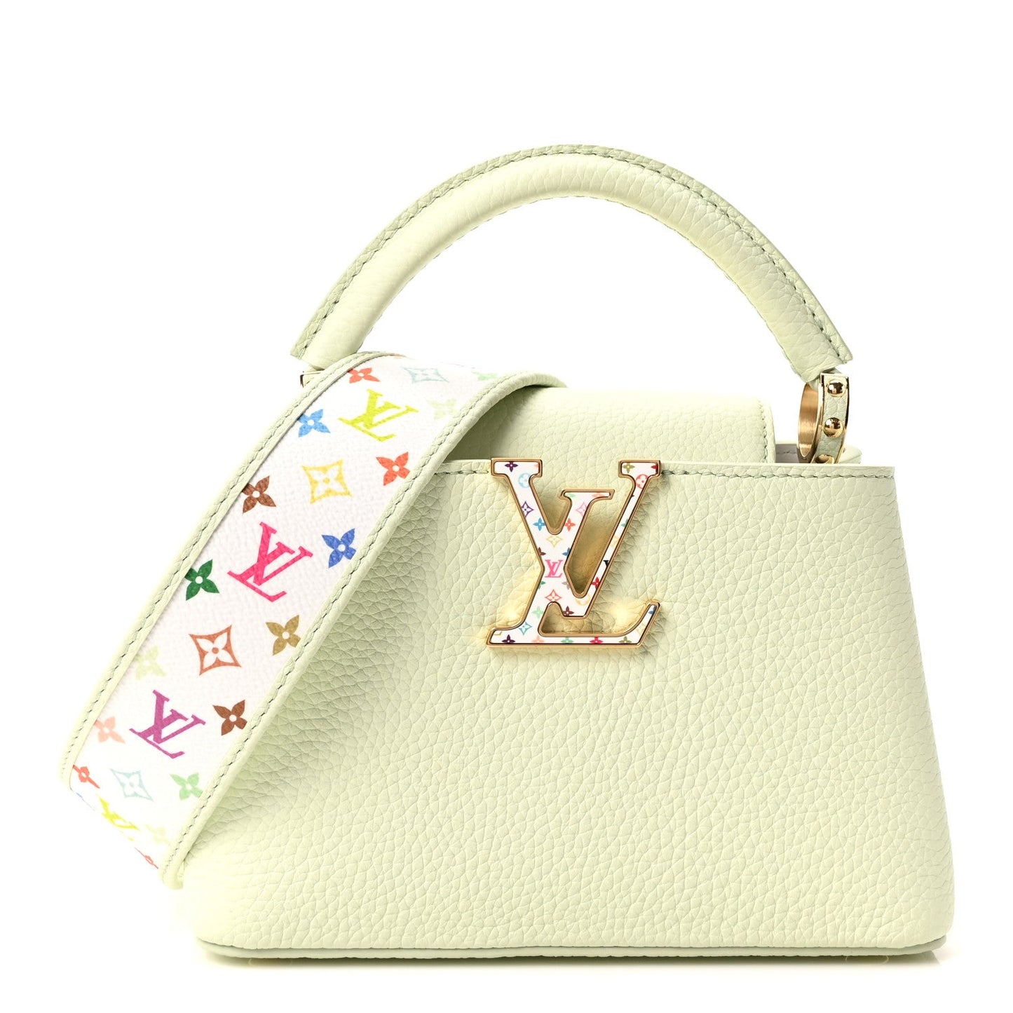 LV X TM Taurillon Mini Capucines Green