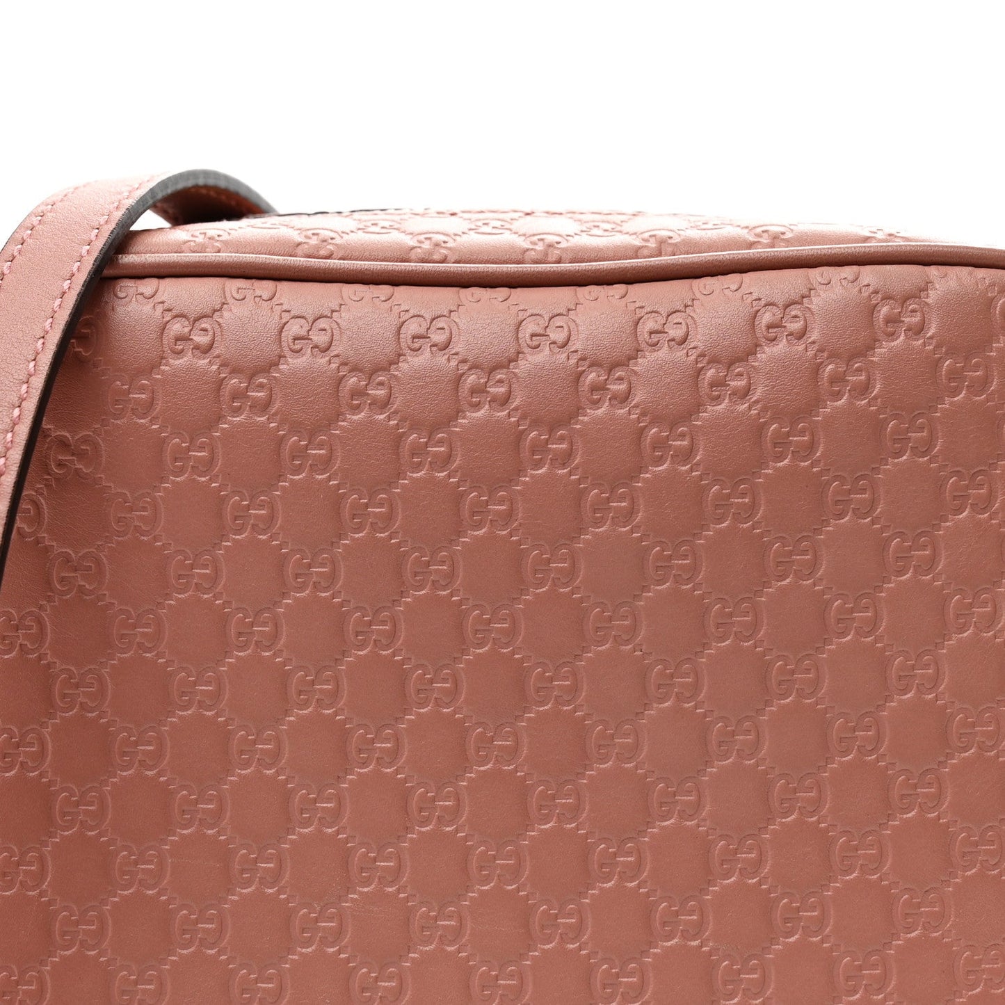 Soft Microguccissima Mini Bree Messenger Bag Soft Pink