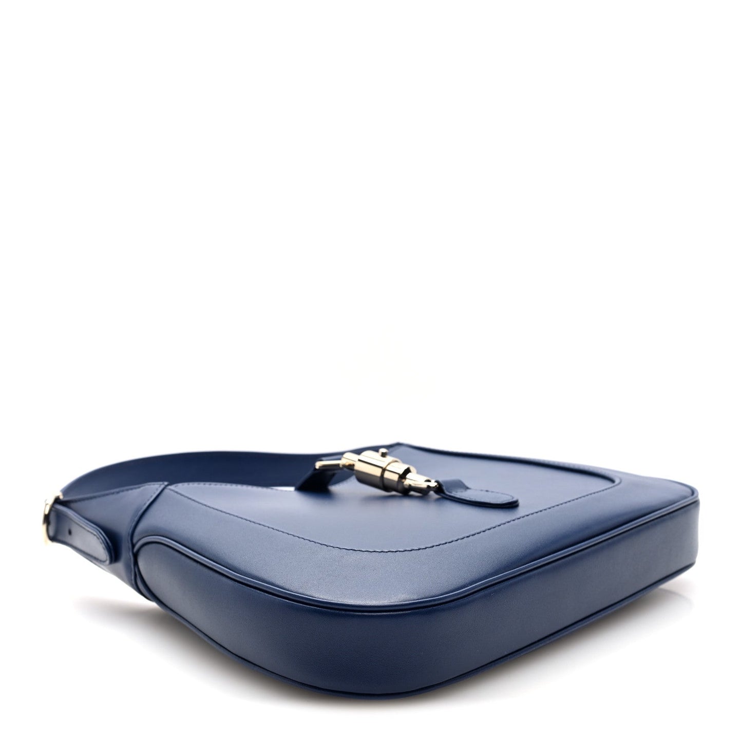 Sea Calfskin Web Medium Jackie 1961 Hobo Plastic Blue
