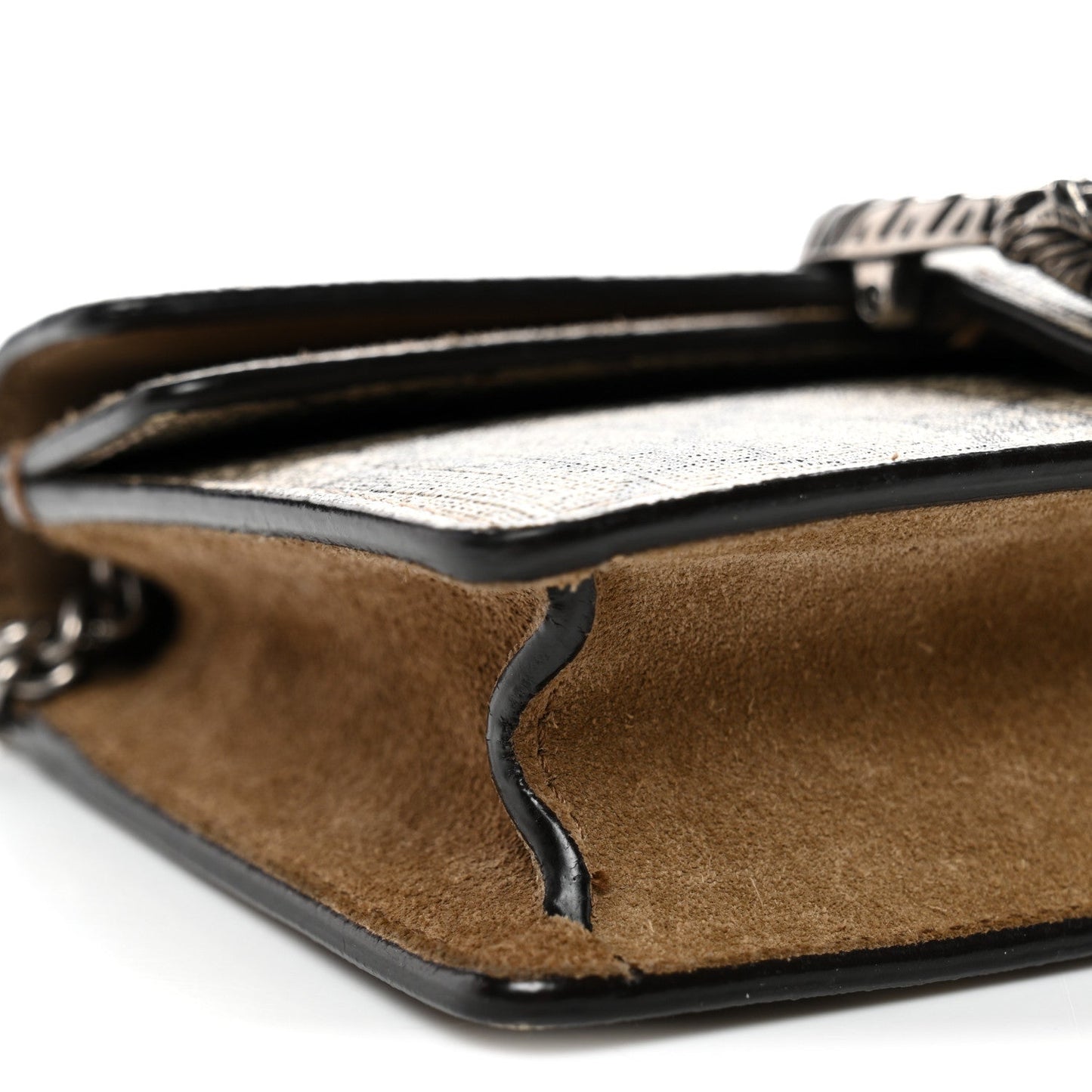 GG Supreme Monogram Super Mini Dionysus Shoulder Bag Taupe