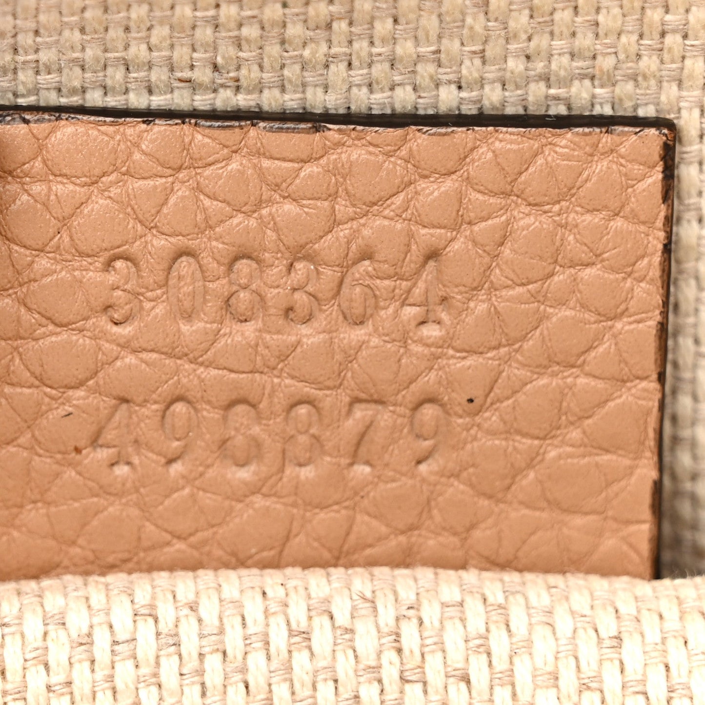 Pebbled Calfskin Small Soho Disco Bag Camelia