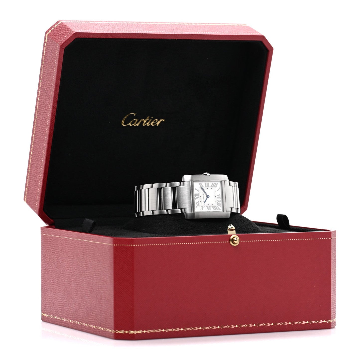 Stainless Steel 27mm Tank Francaise Quartz Watch
