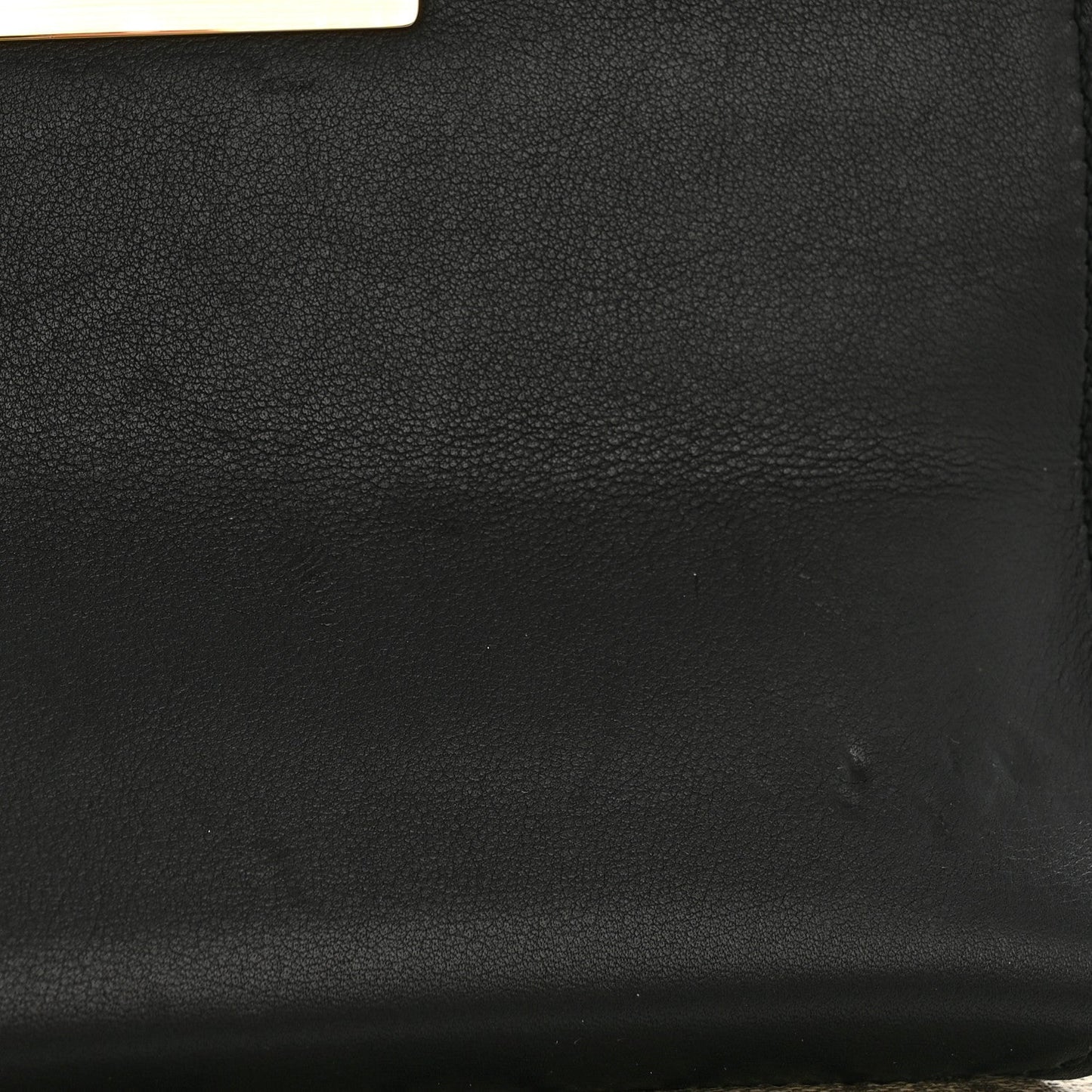 GG Supreme Monogram Calfskin Small Padlock Shoulder Bag Beige Black Cuir