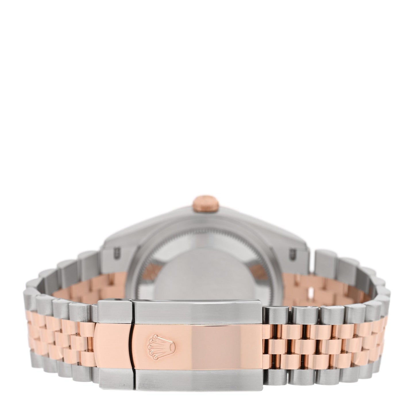 Stainless Steel 18K Everose Gold 36mm Oyster Perpetual Wimbledon Datejust Watch Slate 126231