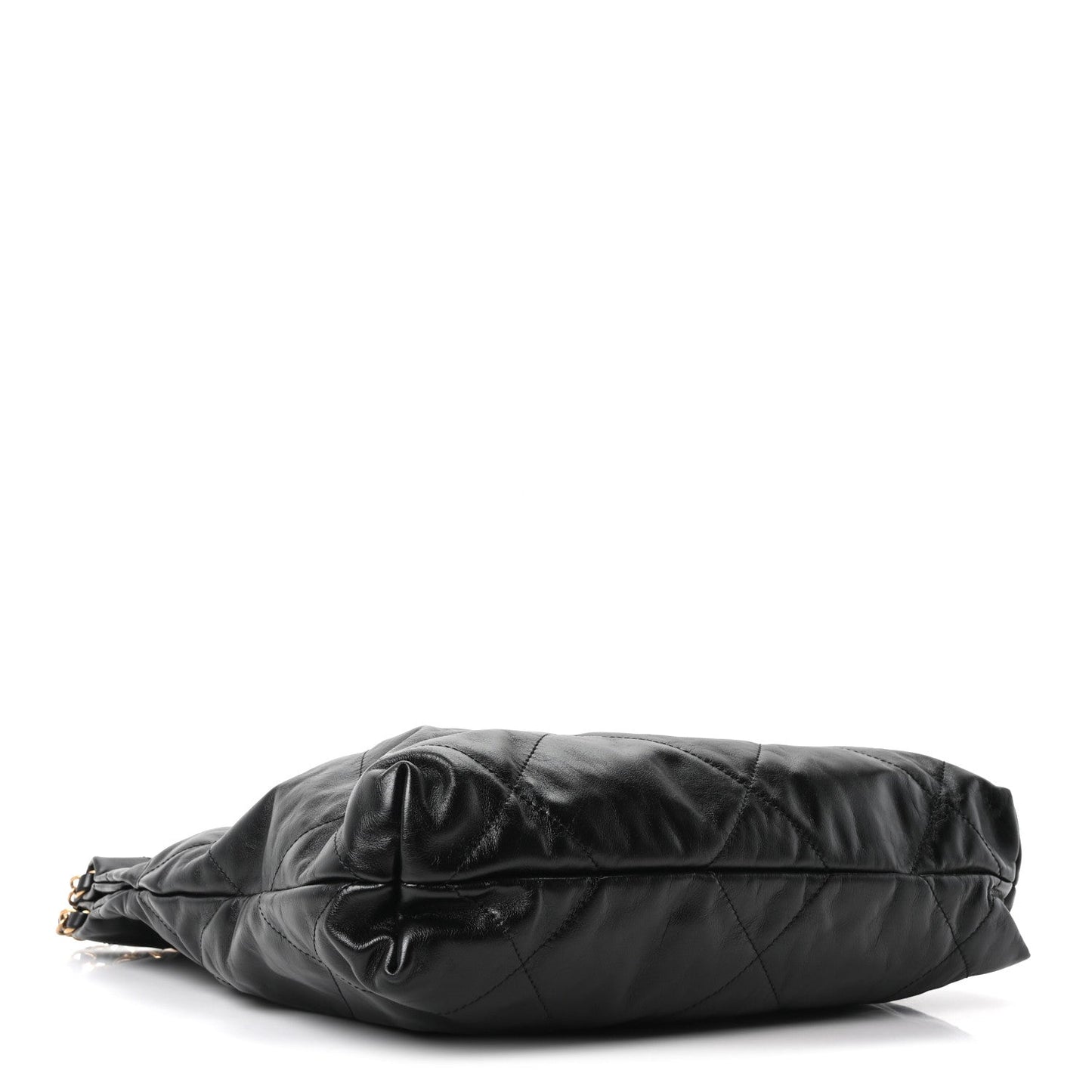 Calfskin Quilted Small Chanel 22 Black