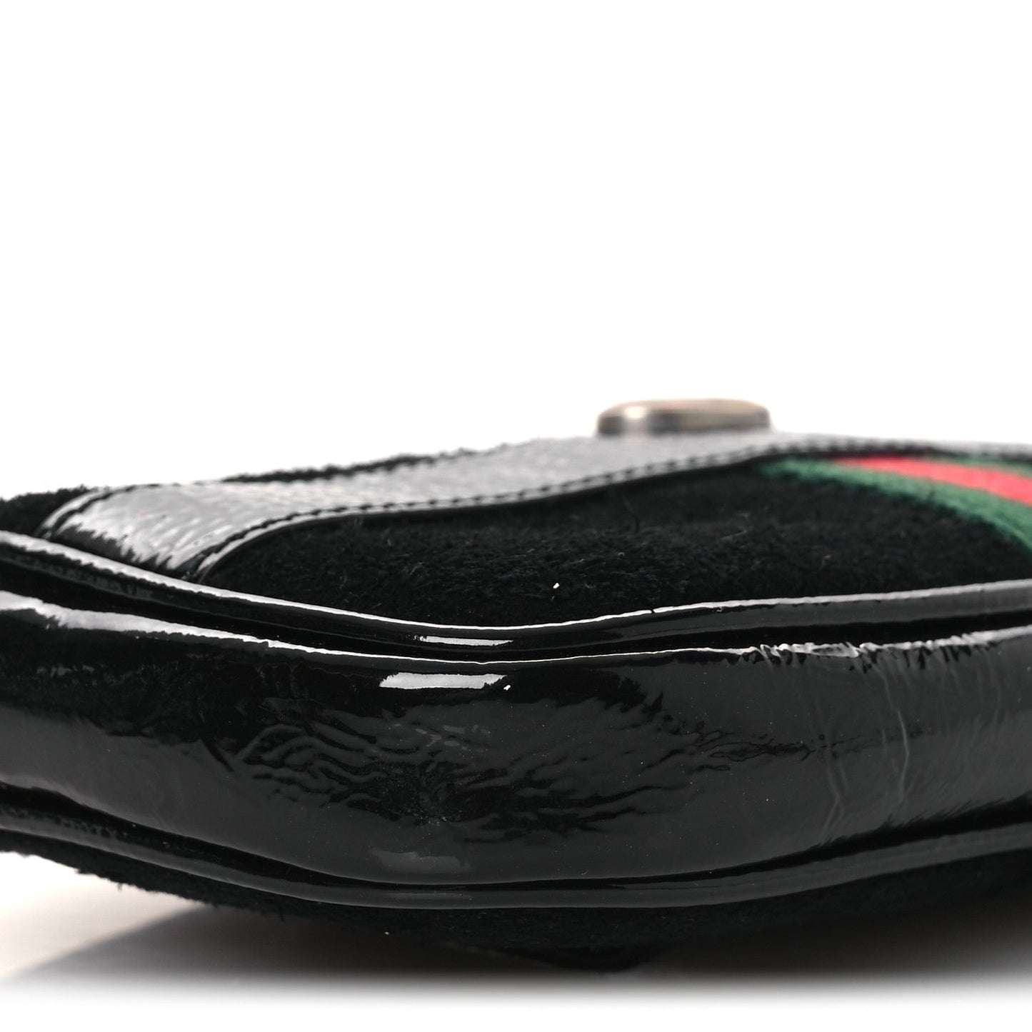 Suede Patent Ophidia Belted iPhone Case 85 34 Black