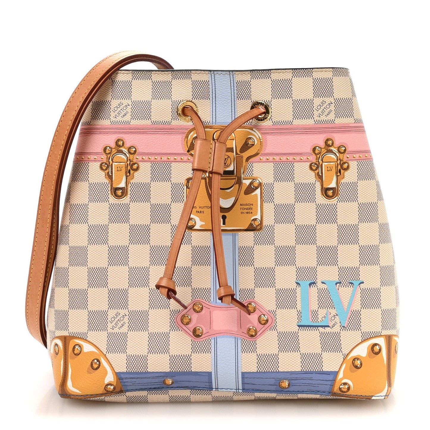 Damier Azur Summer Trunks Neonoe