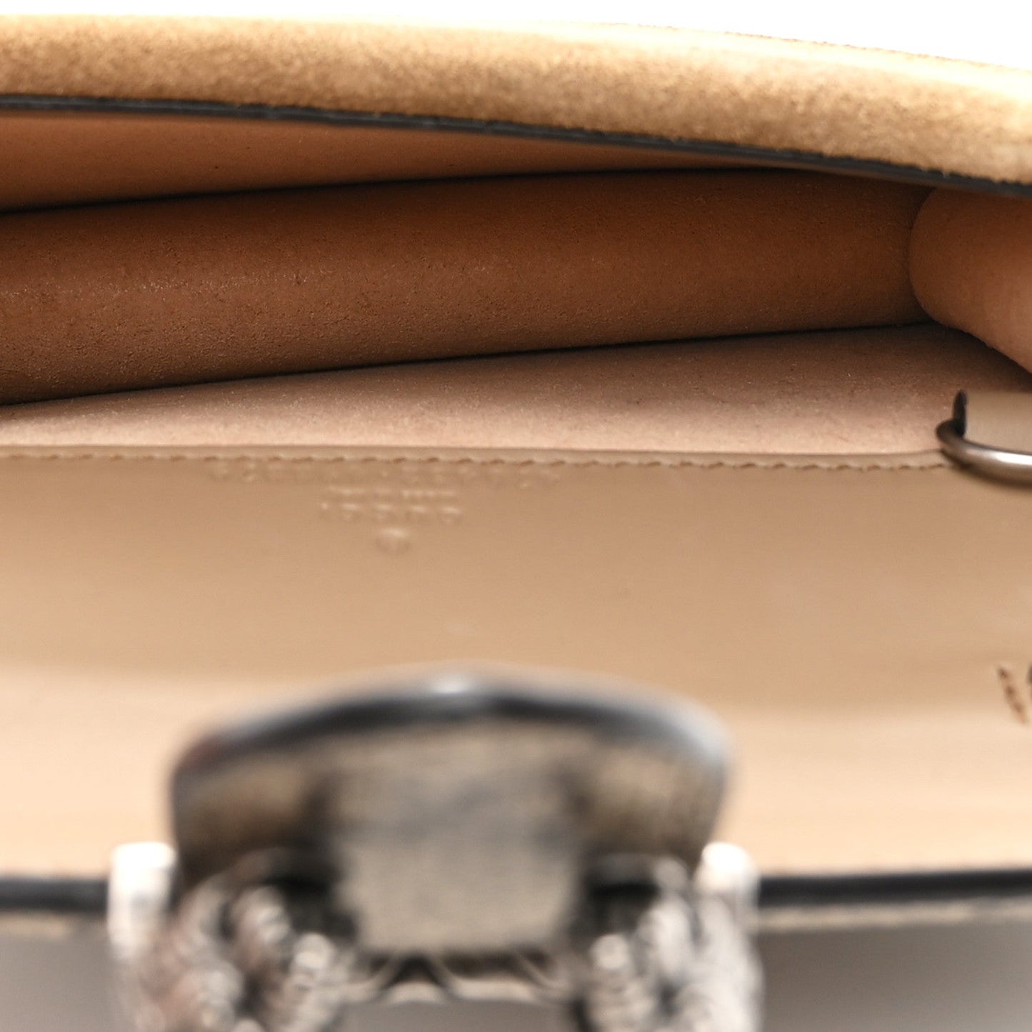 GG Supreme Monogram Super Mini Dionysus Shoulder Bag Taupe