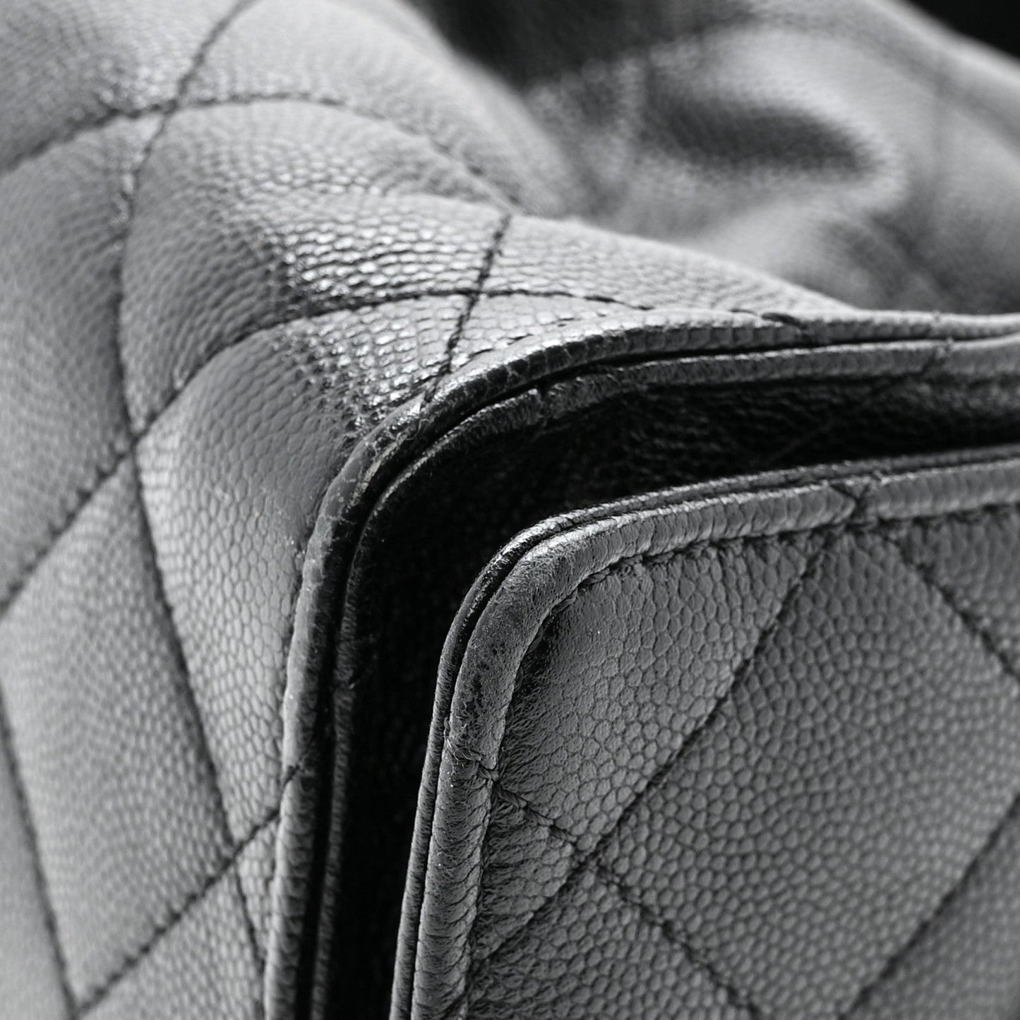 Caviar Quilted Small Chanel 25 Handbag Black