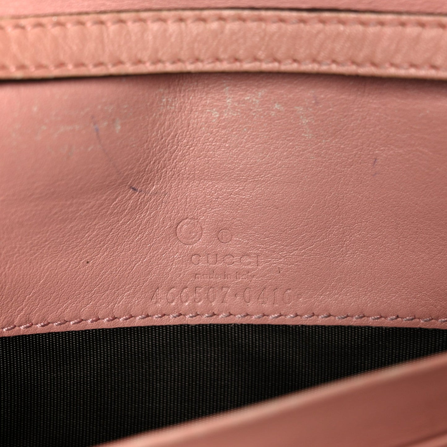 Microguccissima Crossbody Wallet Brown