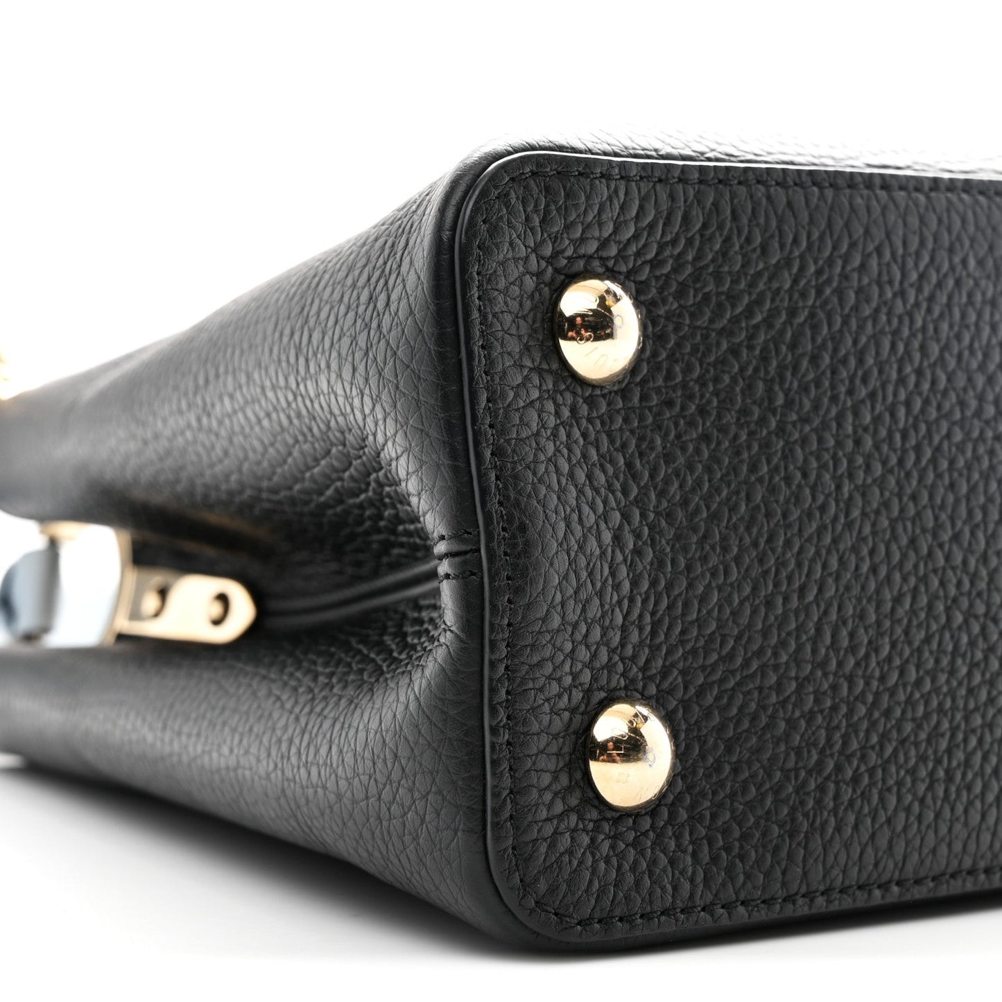 Taurillon Capucines MM Black Blue White
