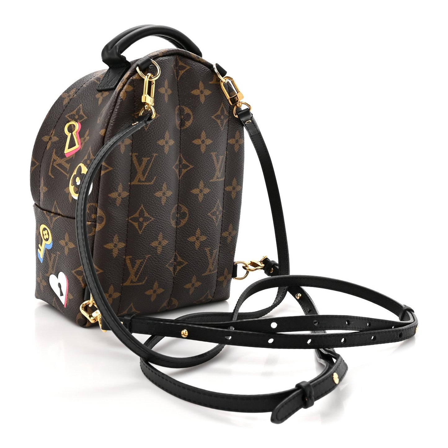Monogram Love Lock Palm Springs Backpack Mini