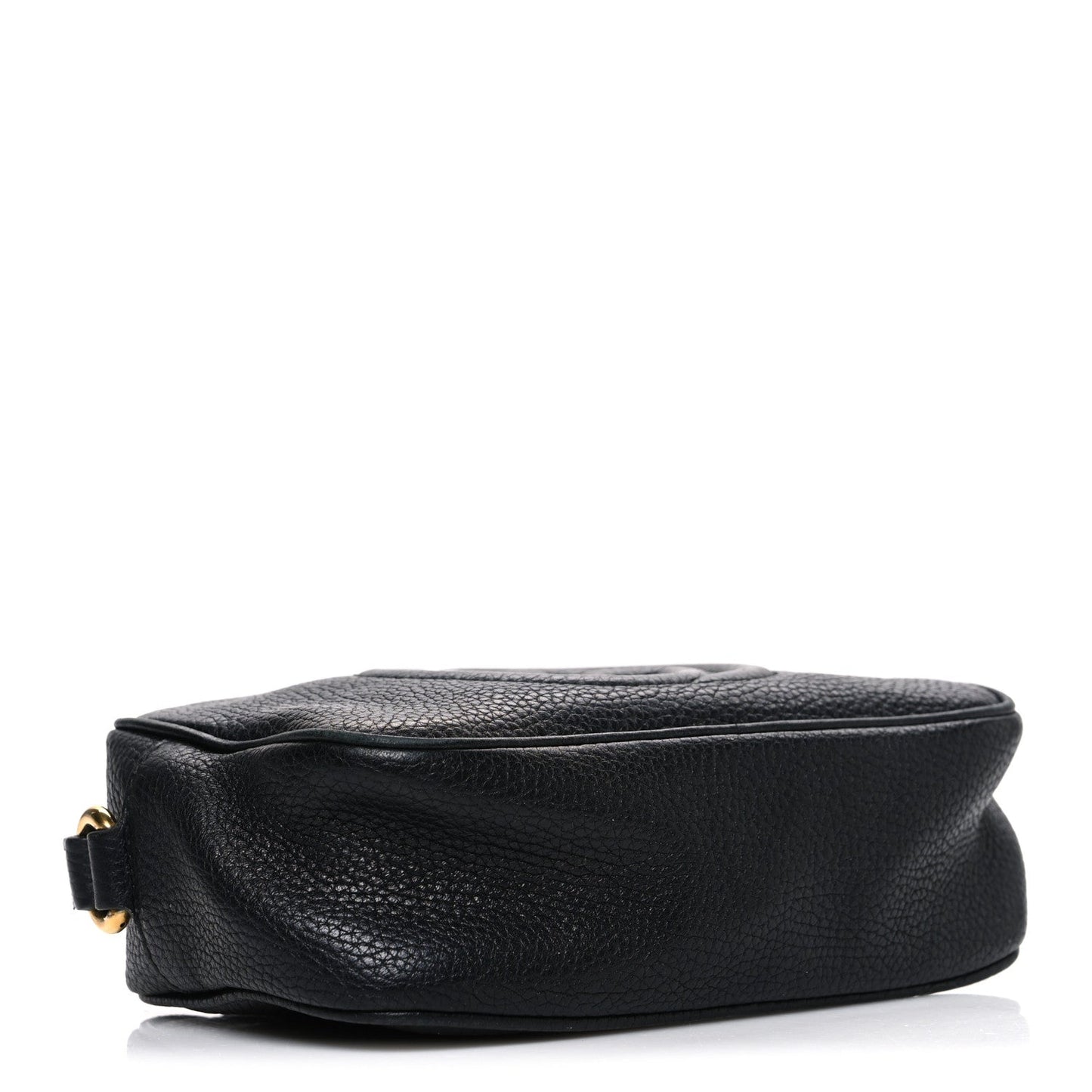 Pebbled Calfskin Mini Soho Disco Bag Black
