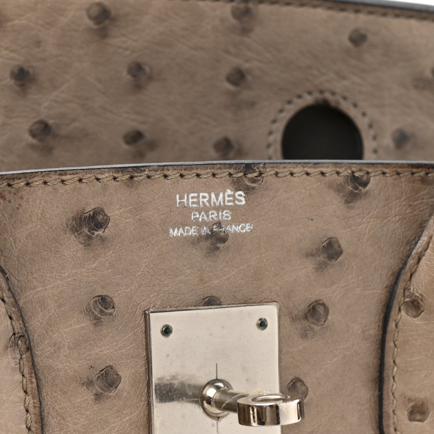 Ostrich Birkin 30 Mousse