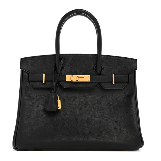 Epsom Birkin 30 Black