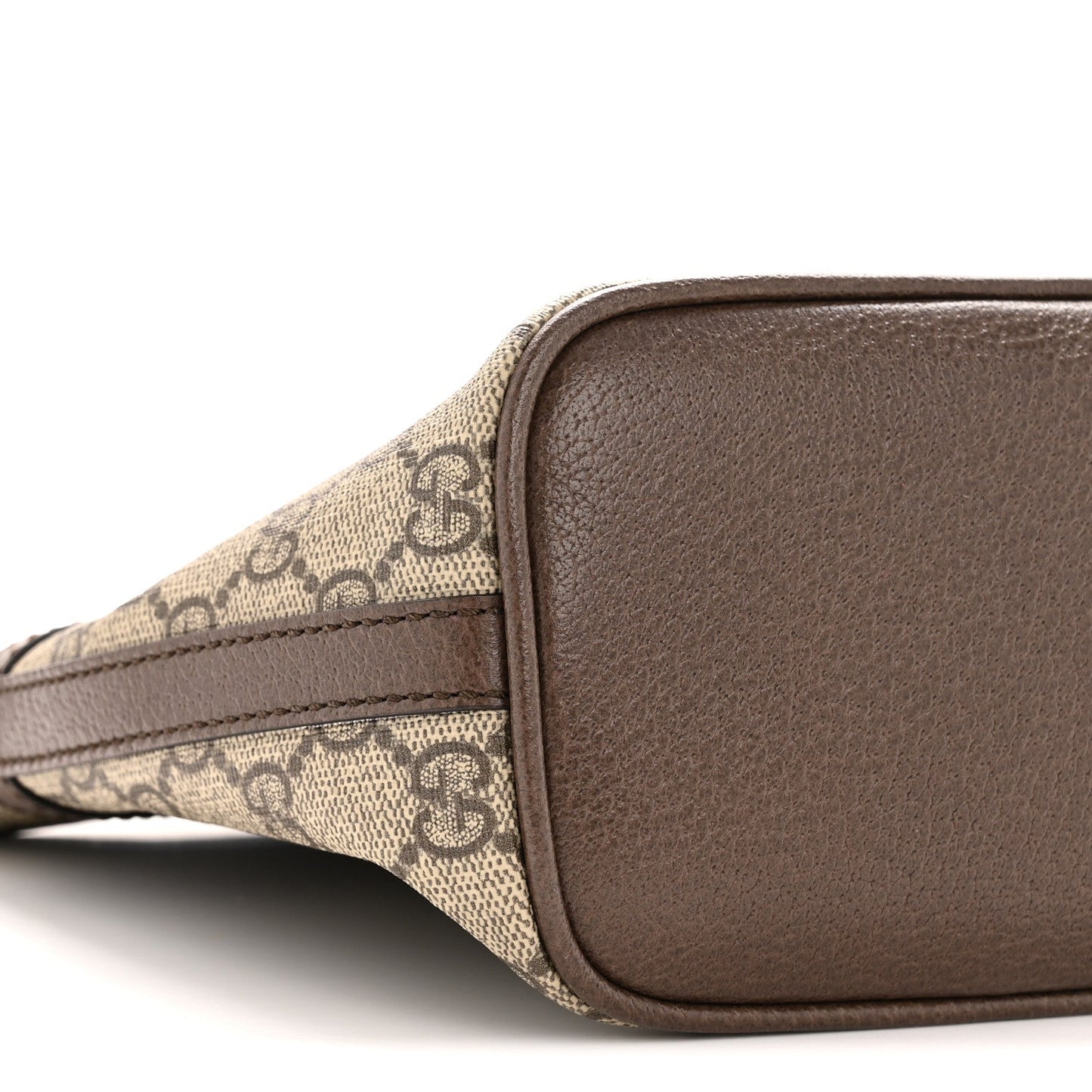 GG Supreme Monogram Web Ophidia Chain Shoulder Bag Brown