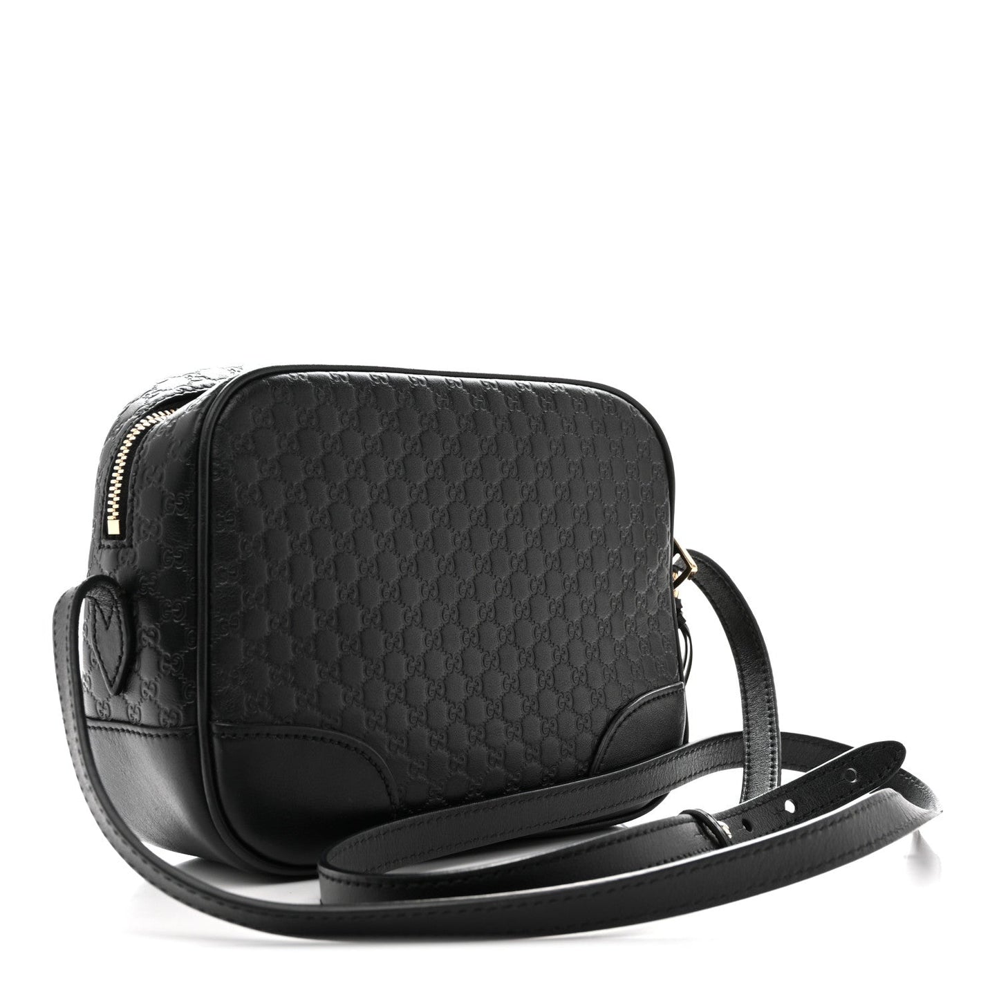 Microguccissima Mini Bree Messenger Bag Black