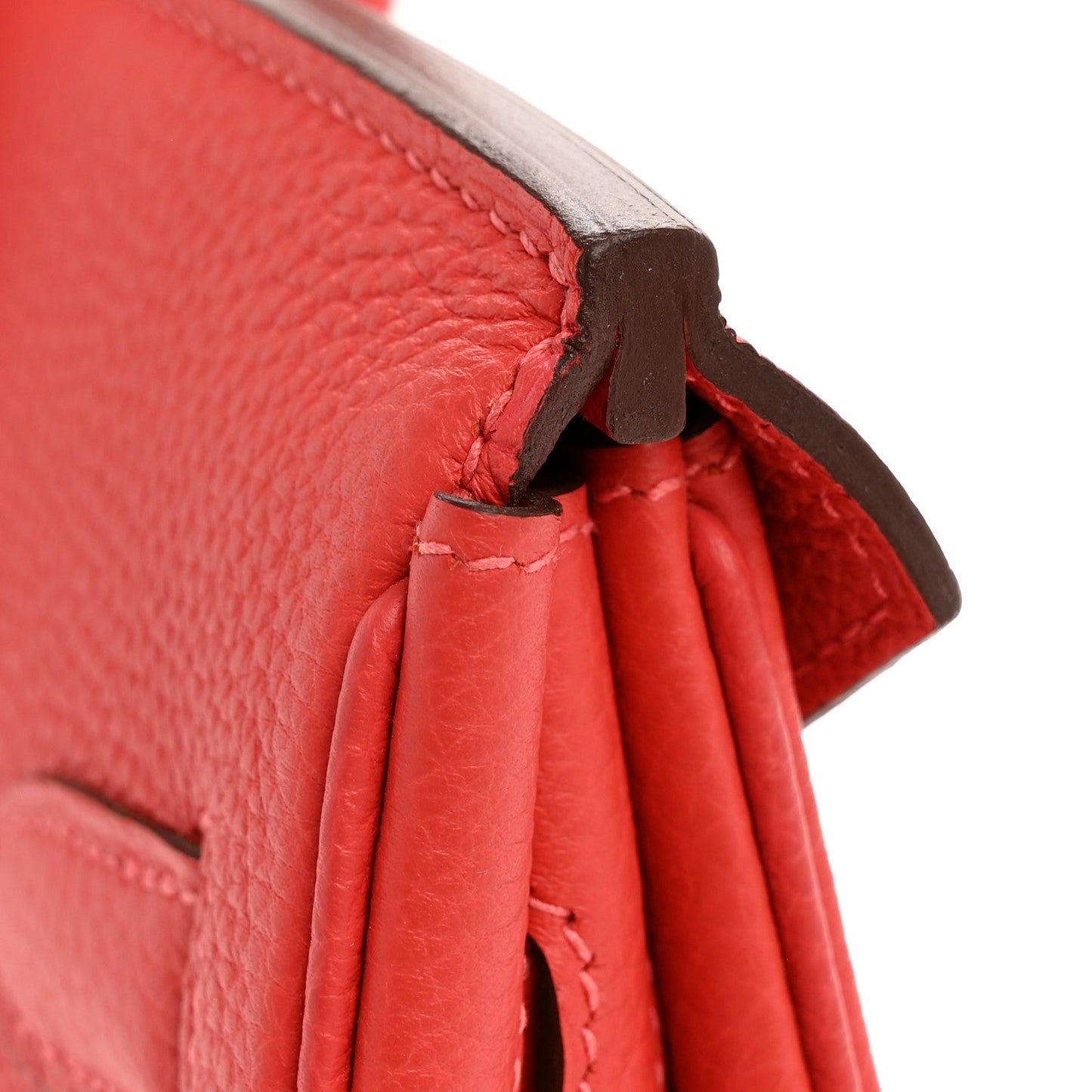 Togo Birkin 30 Rouge Pivoine