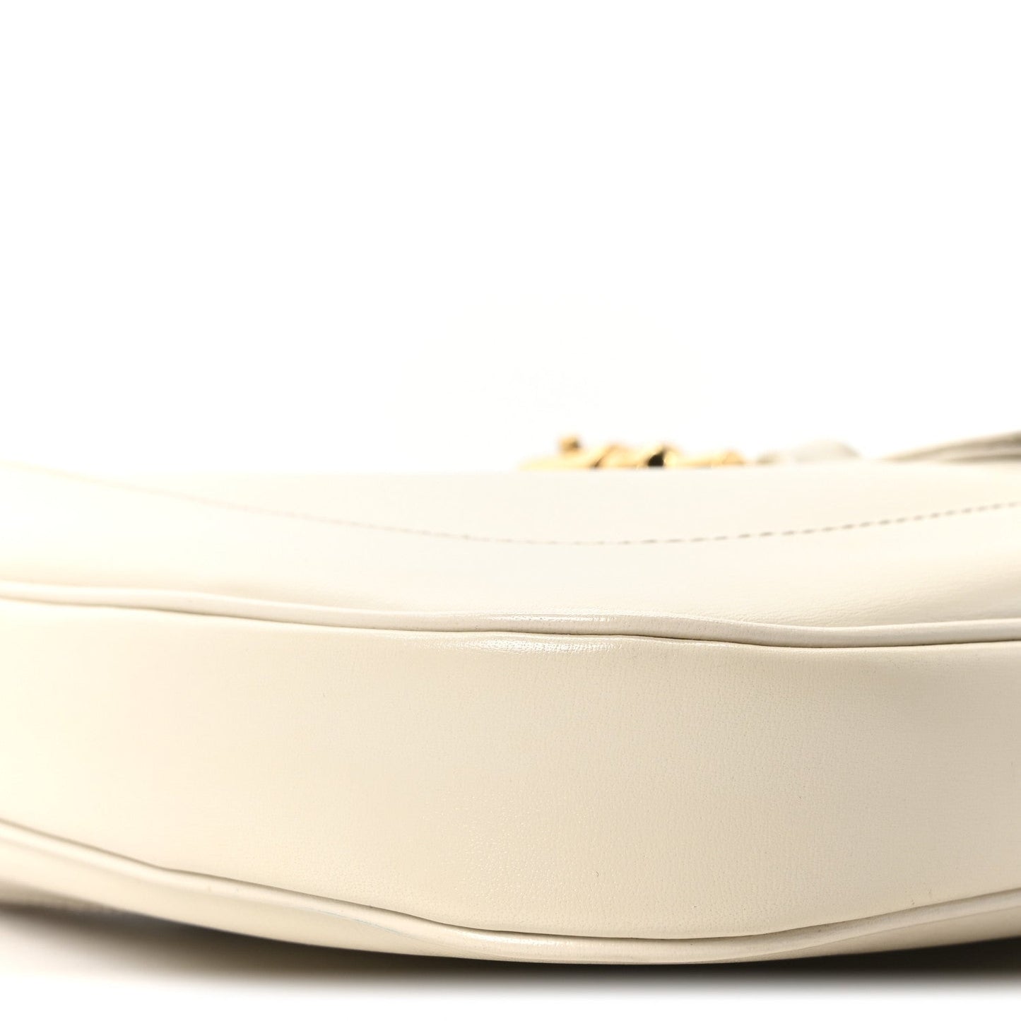 Boarded Dyana Lux Calfskin Small Jackie 1961 Hobo Mystic White