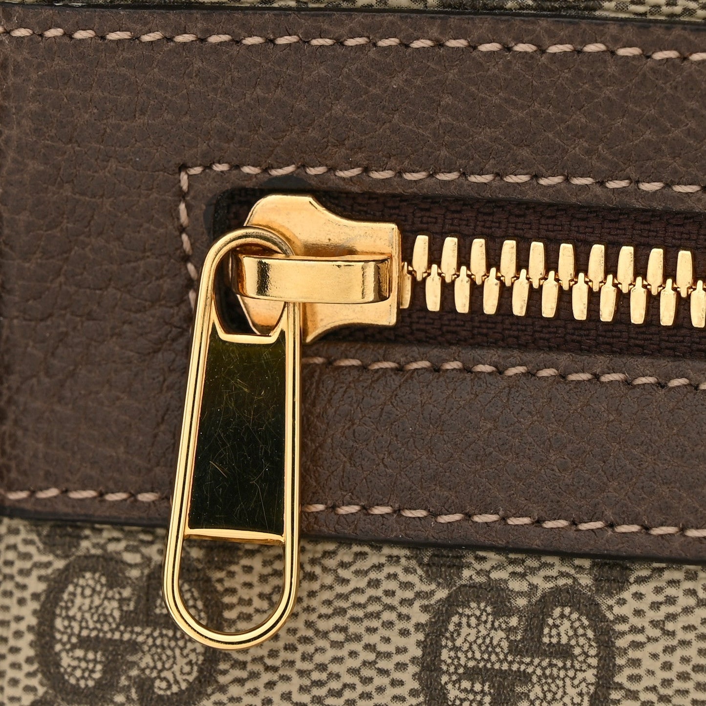 GG Supreme Monogram Web Small Ophidia Shoulder Bag Brown