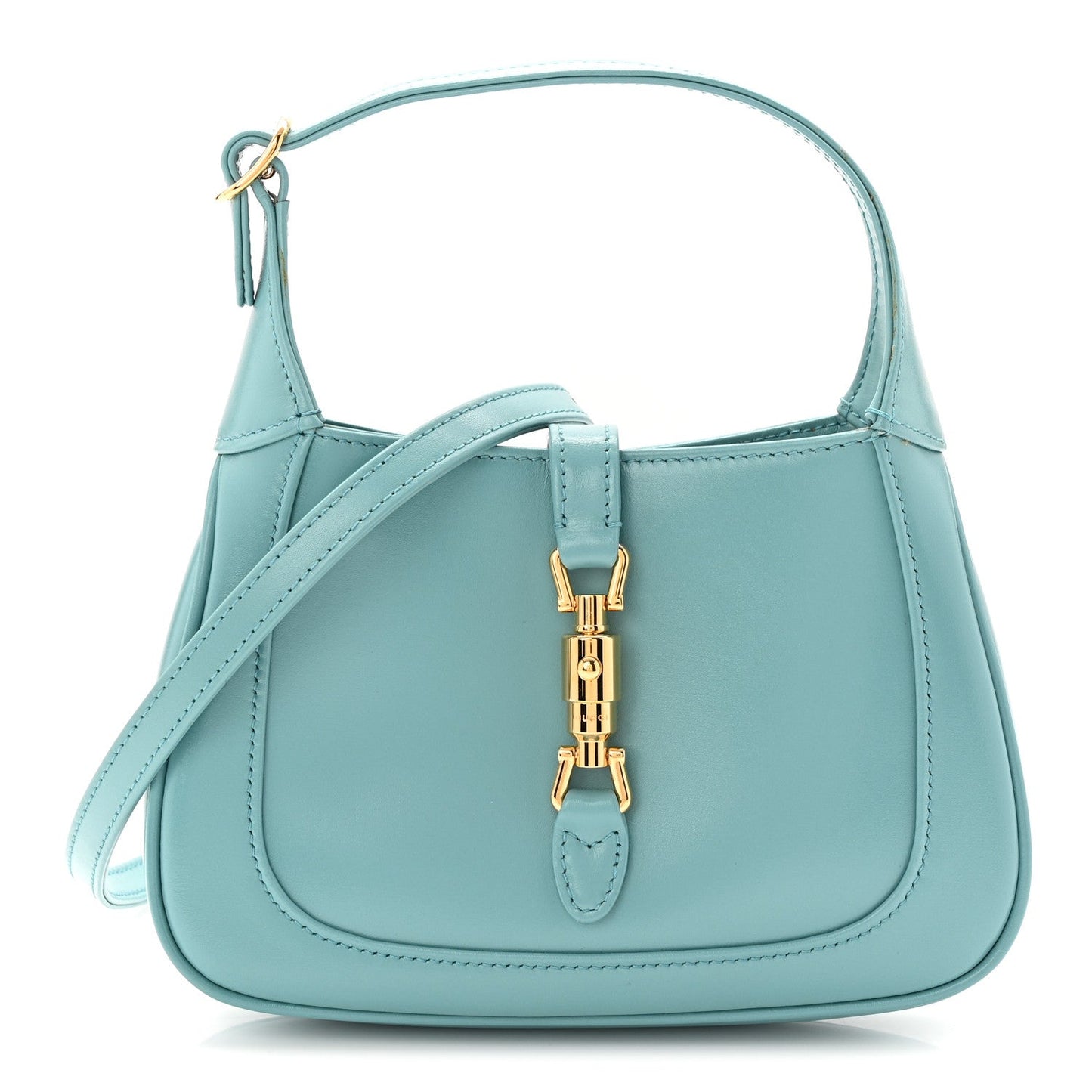 Boarded Dyana Lux Calfskin Mini Jackie 1961 Hobo Dusty Azure