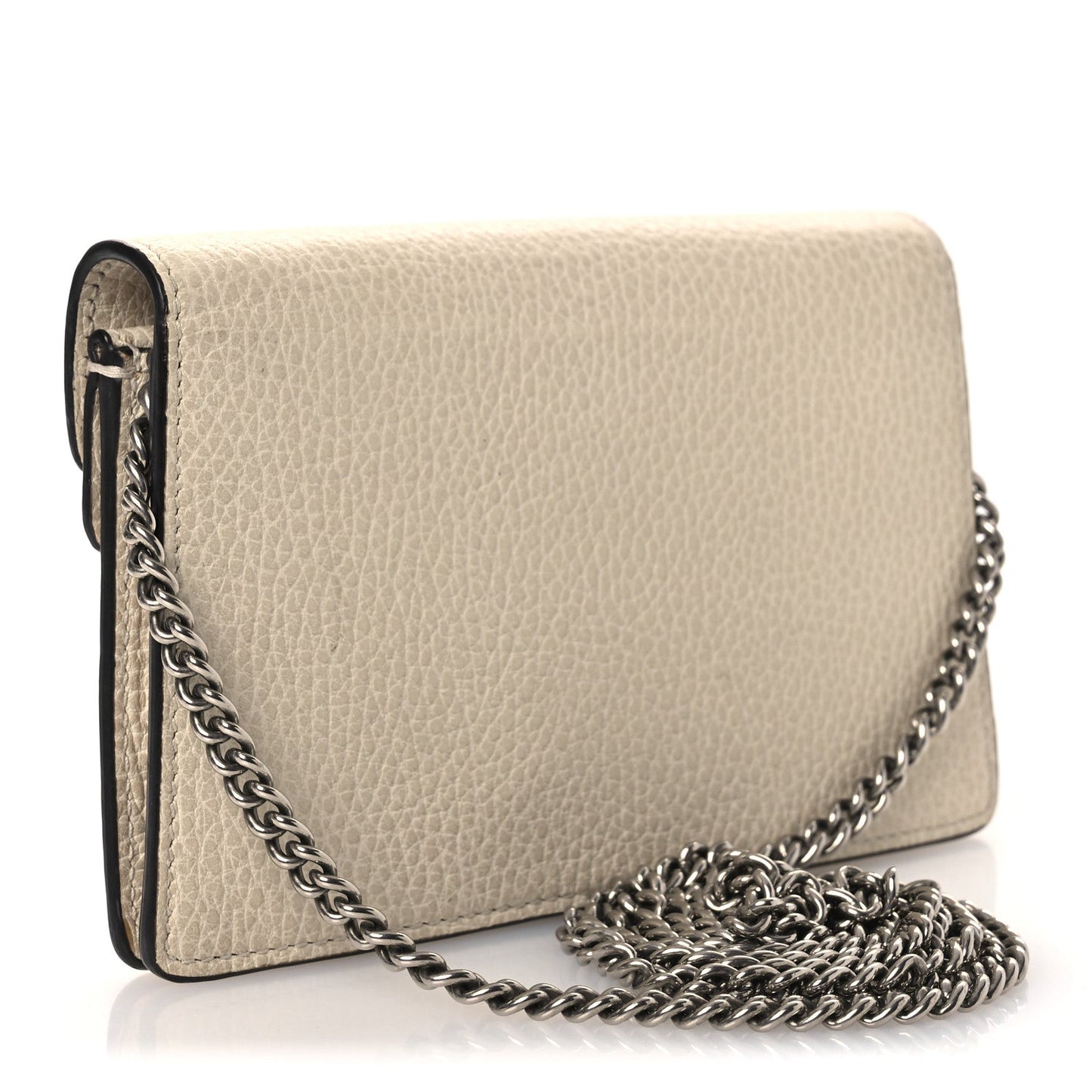 Dollar Calfskin Crystal Super Mini Dionysus Shoulder Bag Mystic White Black Diamond
