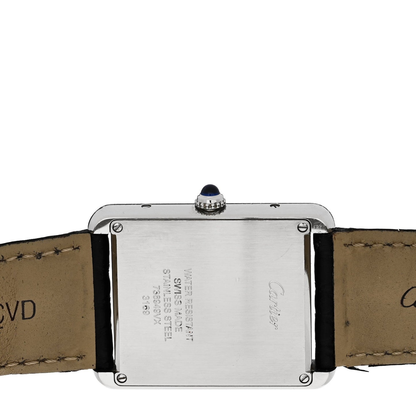 Stainless Steel Alligator 27mm Tank Solo Quartz Watch