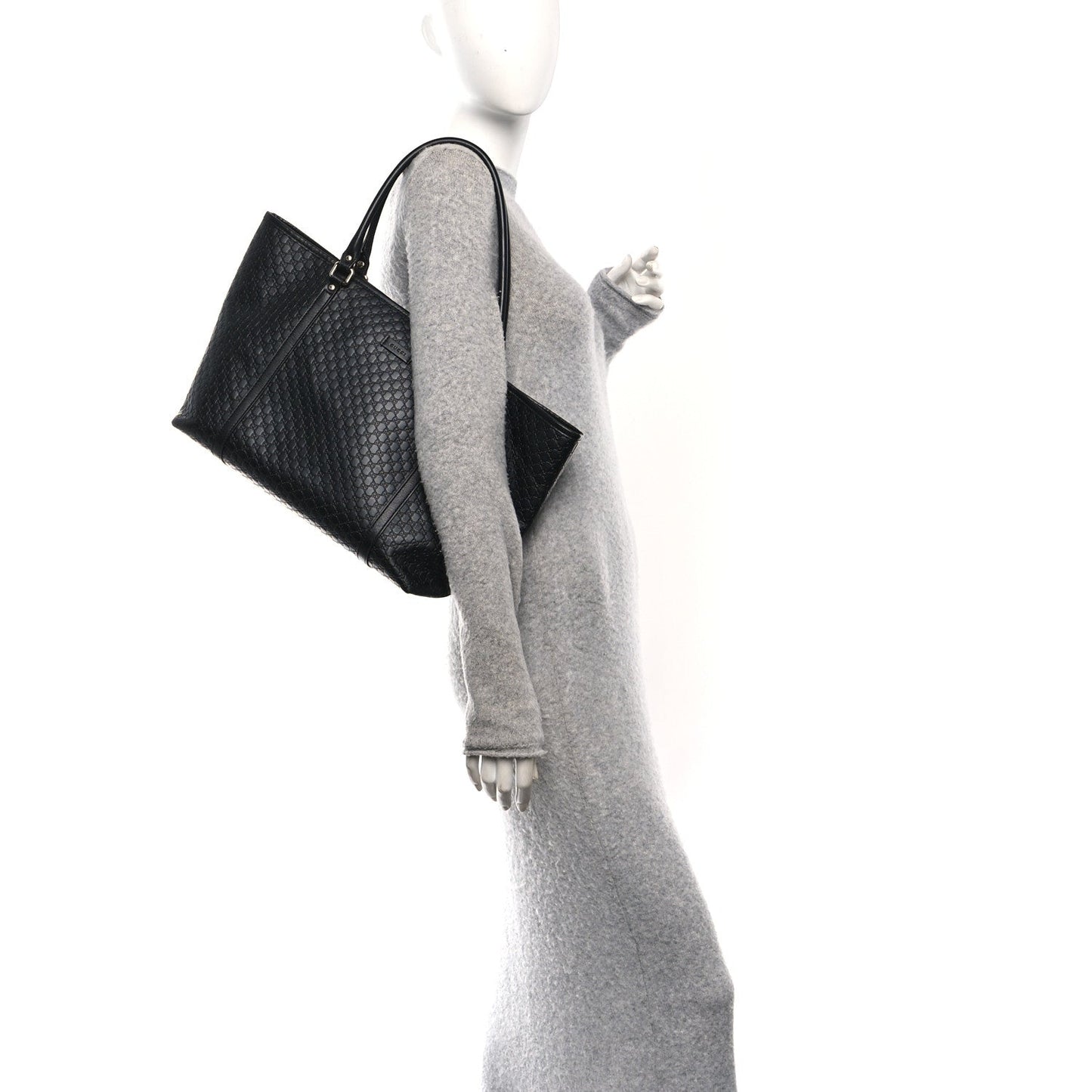 Microguccissima Medium Joy Tote Black