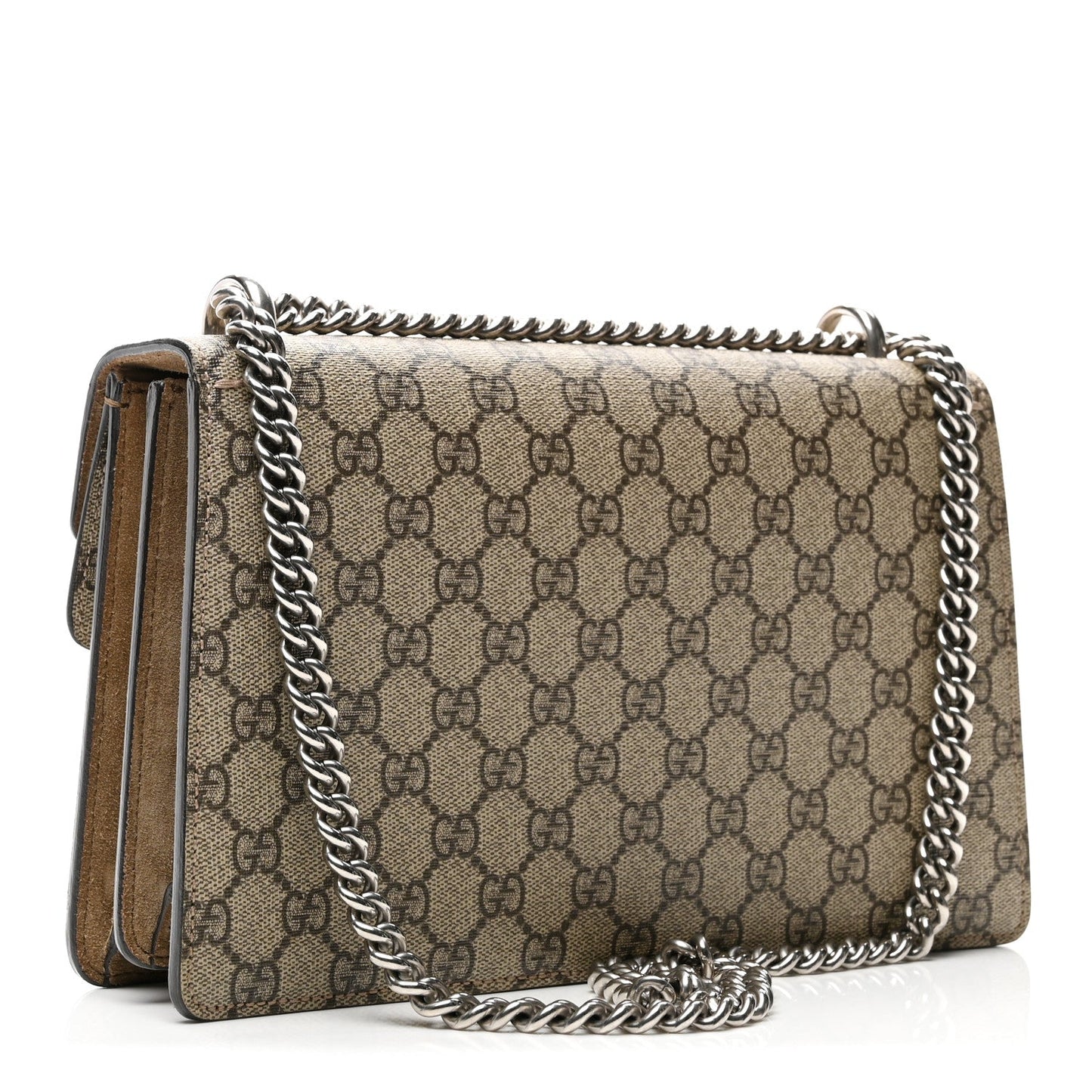 GG Supreme Monogram Small Dionysus Shoulder Bag Taupe