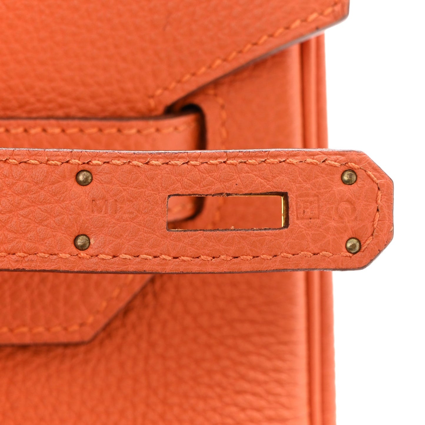 Togo Birkin 35 Orange