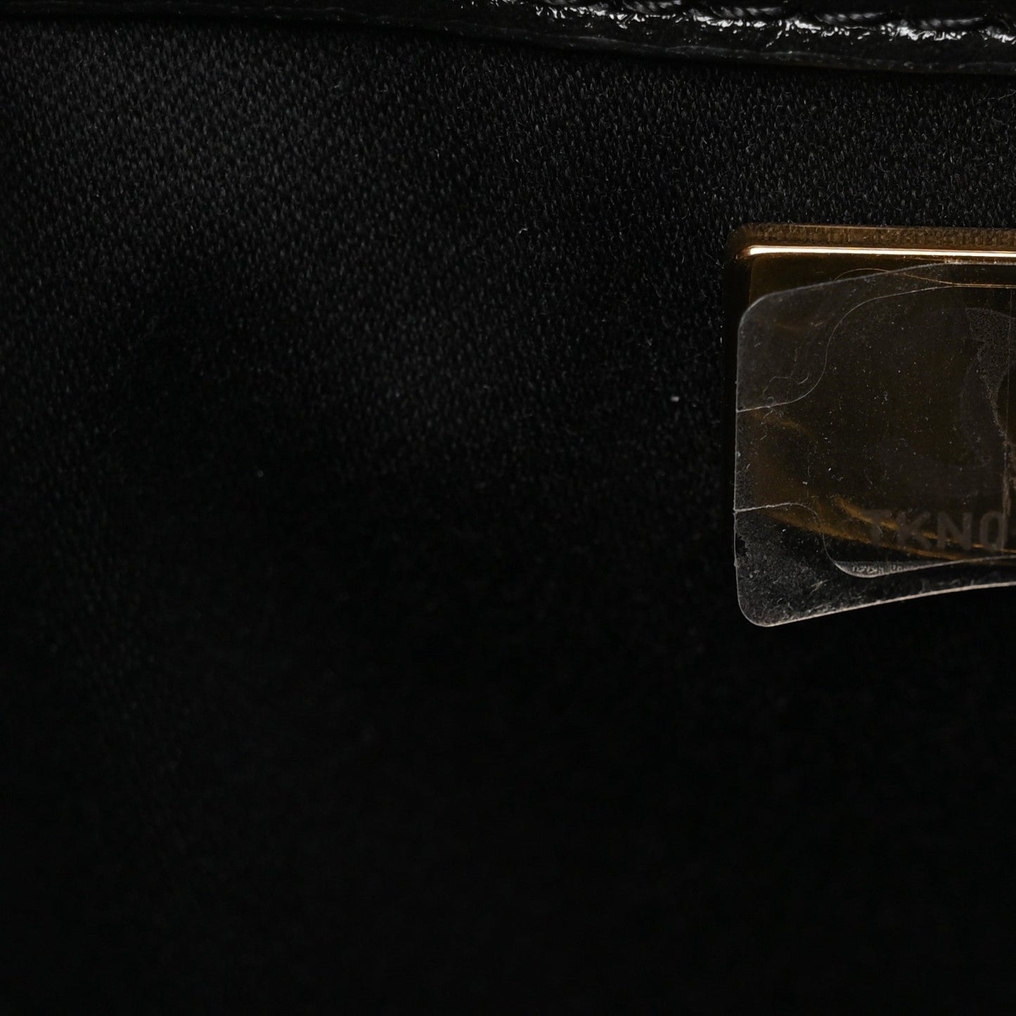 Shiny Crumpled Calfskin Quilted Mini Chanel 25 Handbag Black