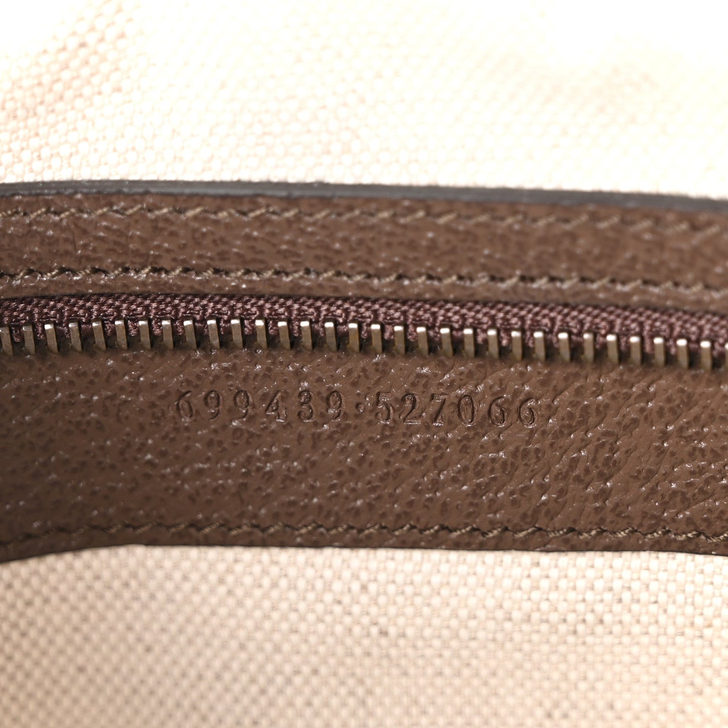 GG Supreme Monogram Textured Dollar Calfskin Web Ophidia Wristlet Shoulder Bag Beige Ebony New Acero