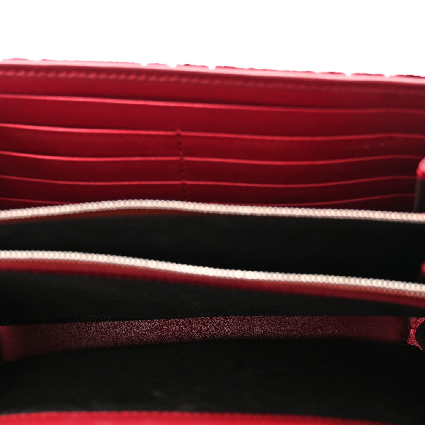 Velvet GG Monogram Mini Dionysus Chain Wallet Red Cipria