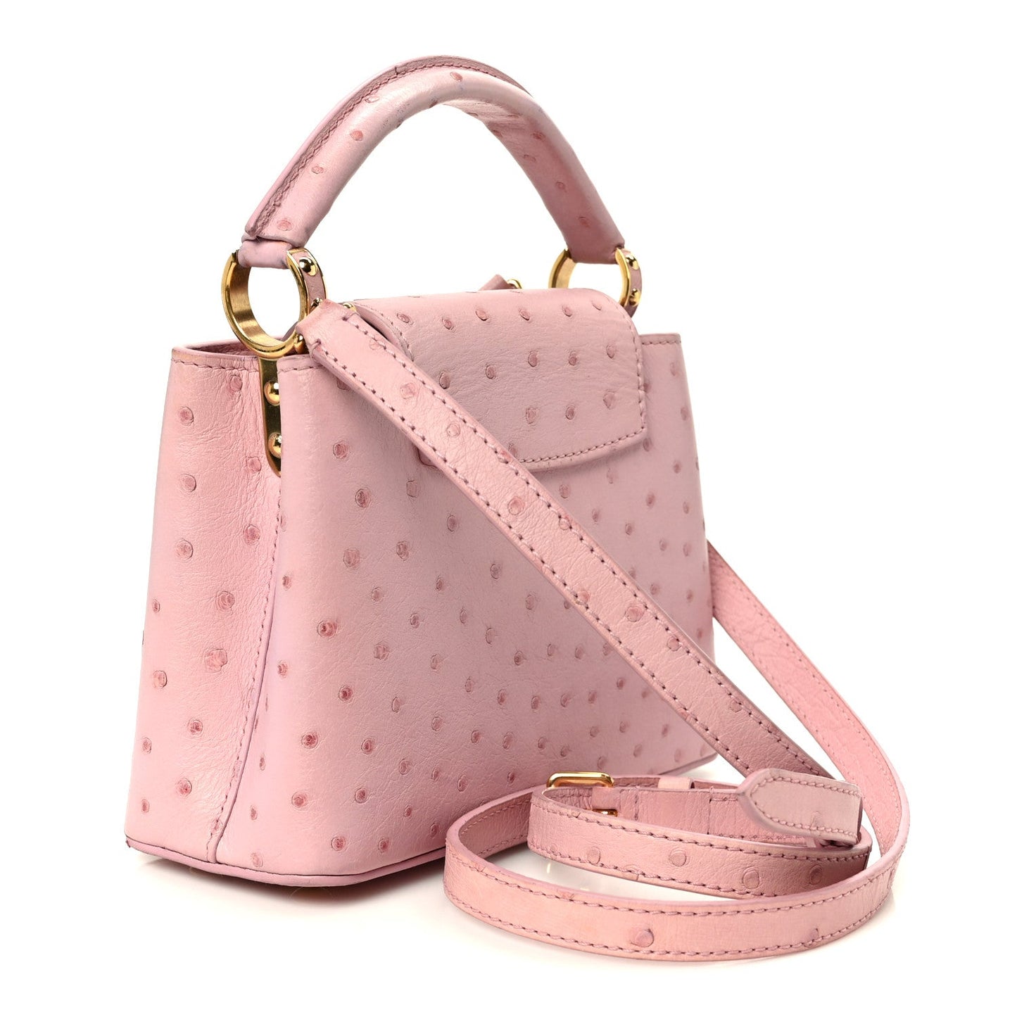 Ostrich Capucines Mini Pink