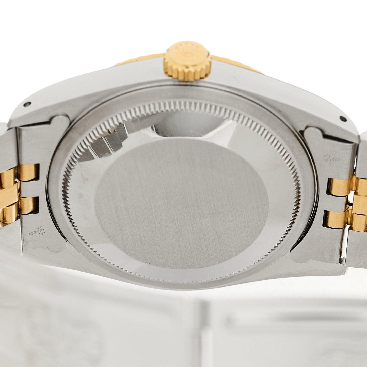 Stainless Steel 18K Yellow Gold Diamond 36mm Oyster Perpetual Datejust Watch Champagne 16233