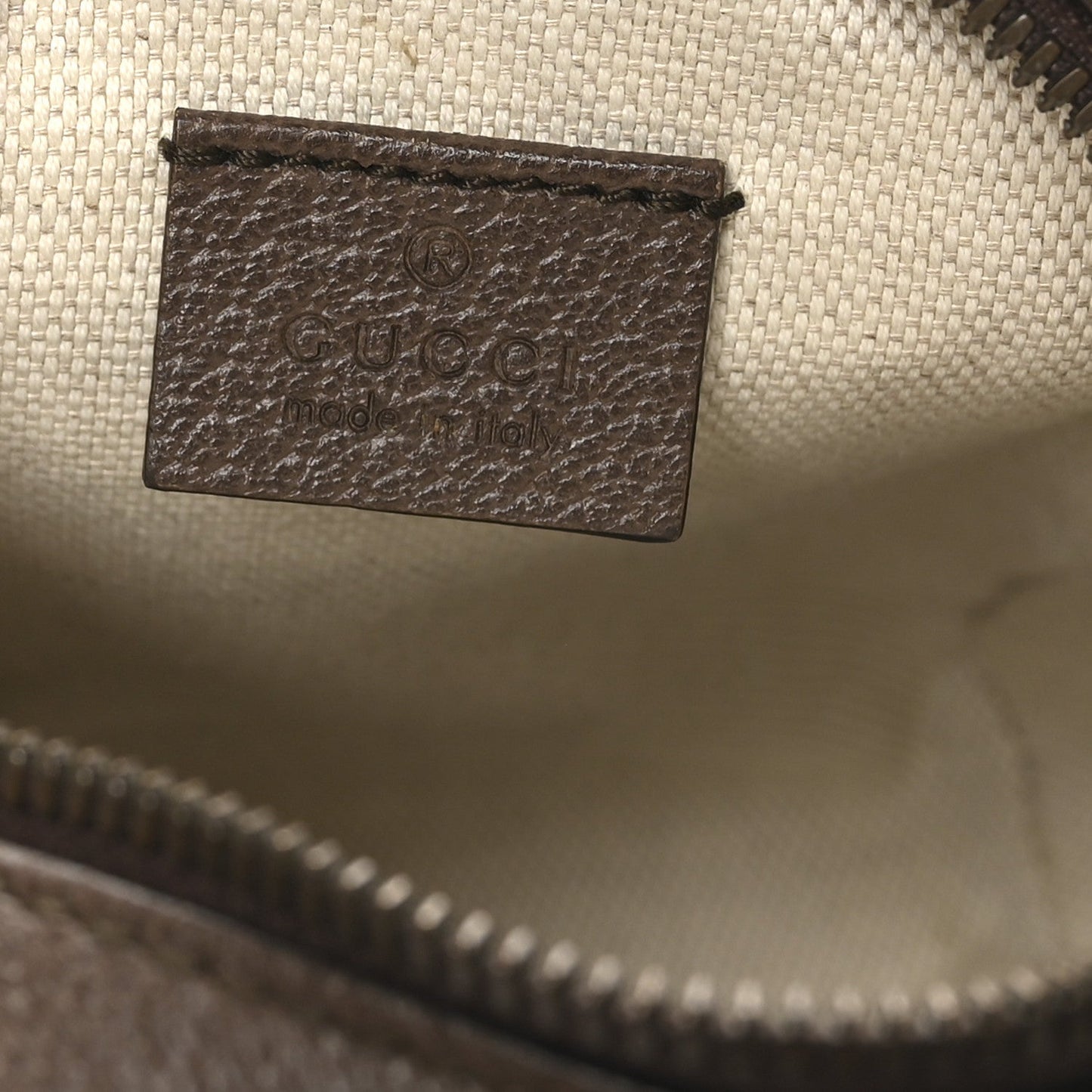 GG Supreme Monogram Web Mini Ophidia Messenger Brown