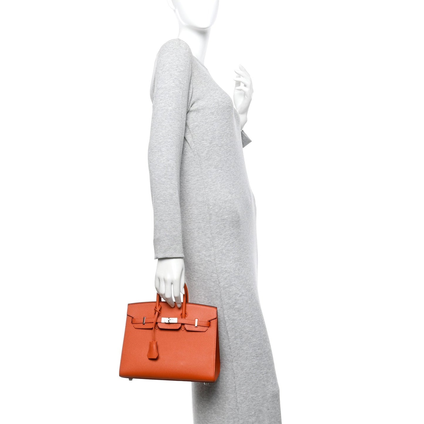 Epsom Birkin Sellier 25 Terre Battue