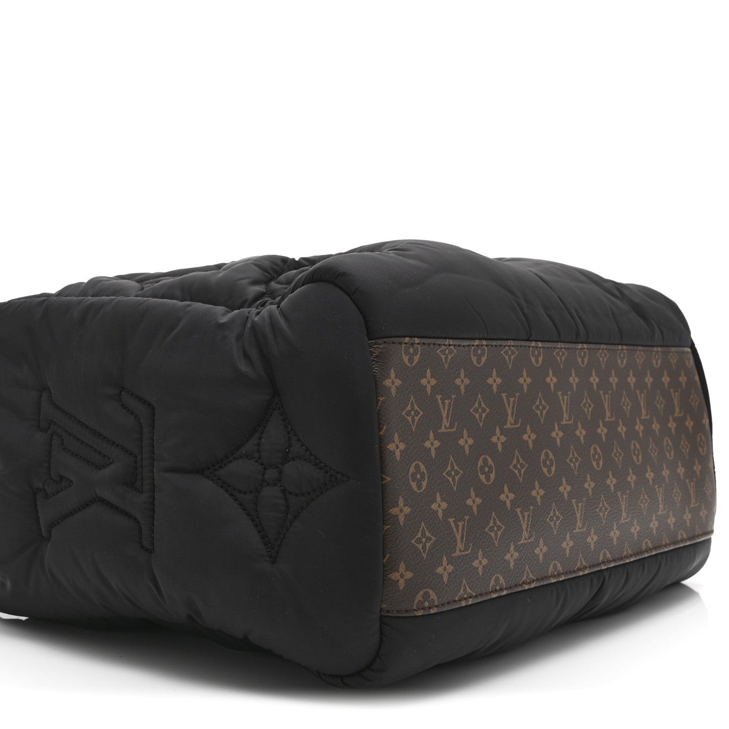 Econyl Monogram Pillow Giant Onthego MM Black