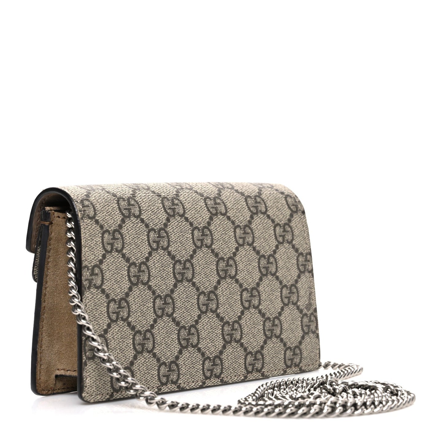 GG Supreme Monogram Super Mini Dionysus Shoulder Bag Taupe