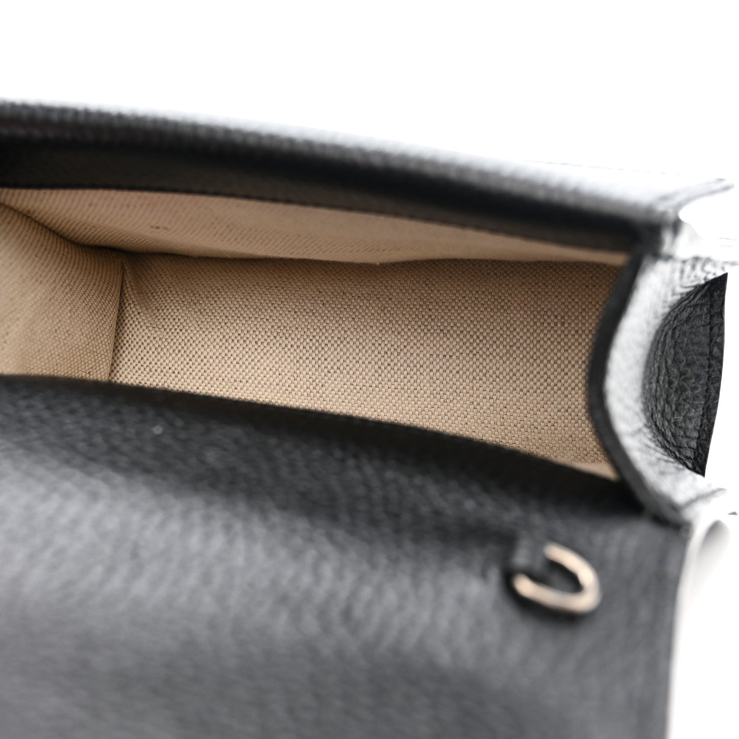 Dollar Calfskin Crystal Mini Dionysus Top Handle Bag Black Crystal