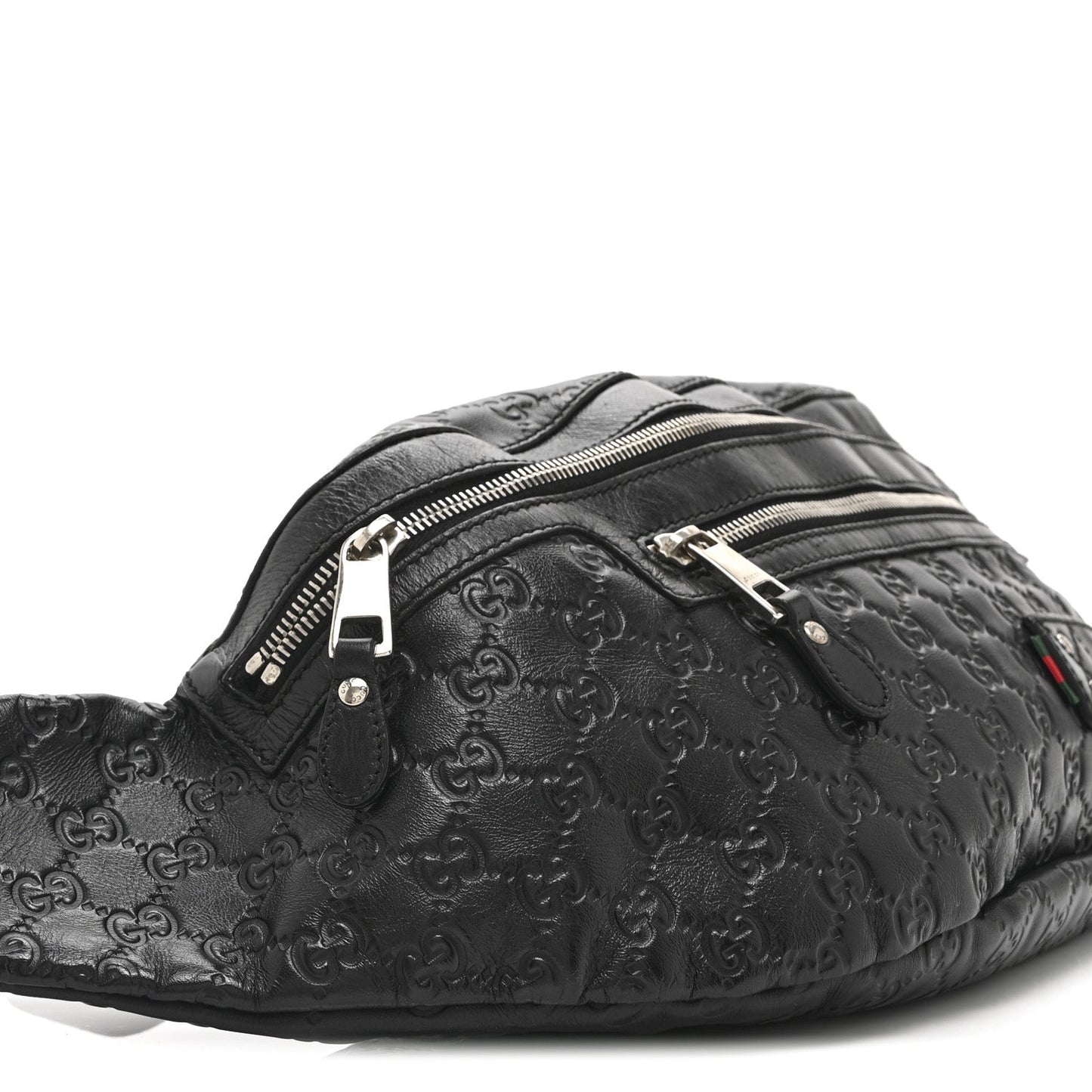 Guccissima Web Belt Bag Black