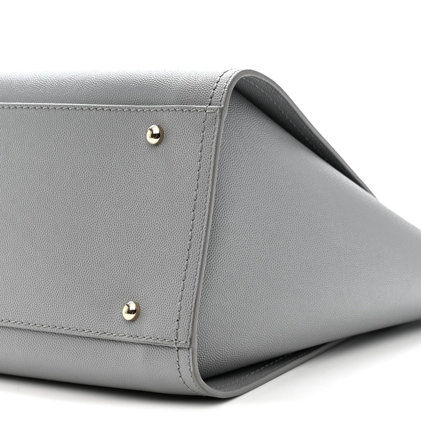 Caviar Studded Medium Deauville Tote Grey