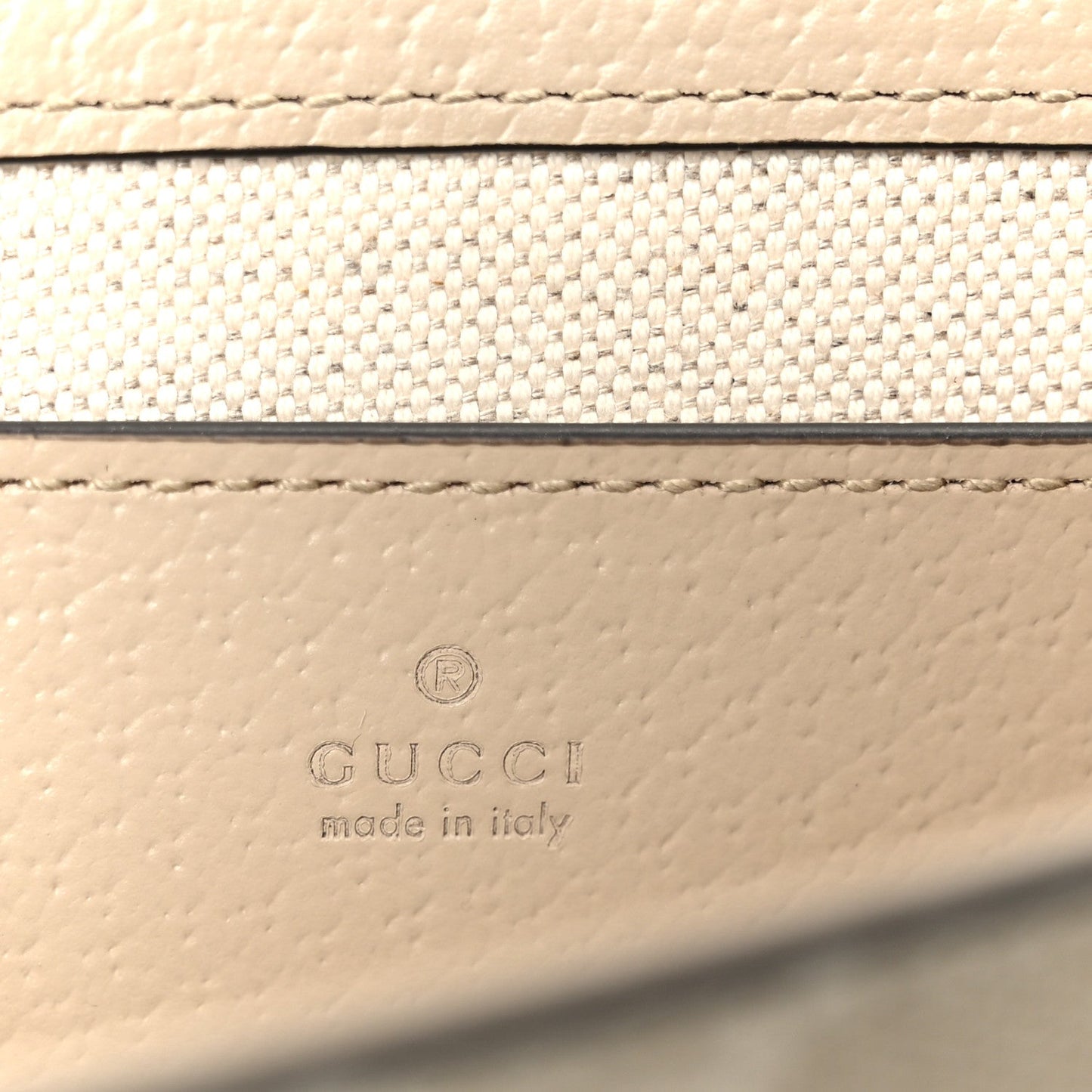 GG Supreme Monogram Textured Dollar Calfskin Web Mini Ophidia Envelope Shoulder Bag Beige Mystic White Oatmeal
